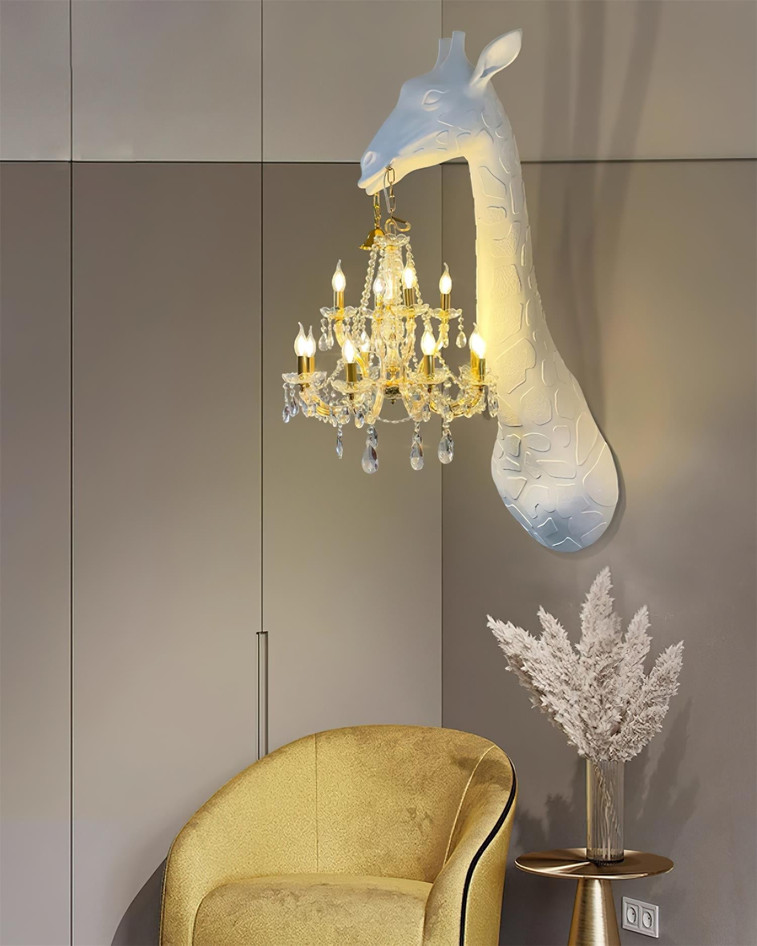 Giraffe Wall Lamp Artistic Sculpture Chandelier - Letslighting