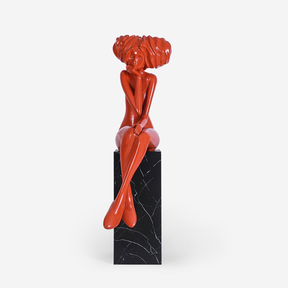 Lumenova Sculpture Girl Meditate Artistic - Letslighting