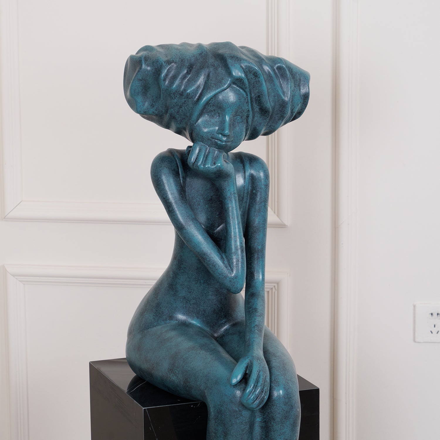 Lumenova Sculpture Girl Meditate Artistic - Letslighting