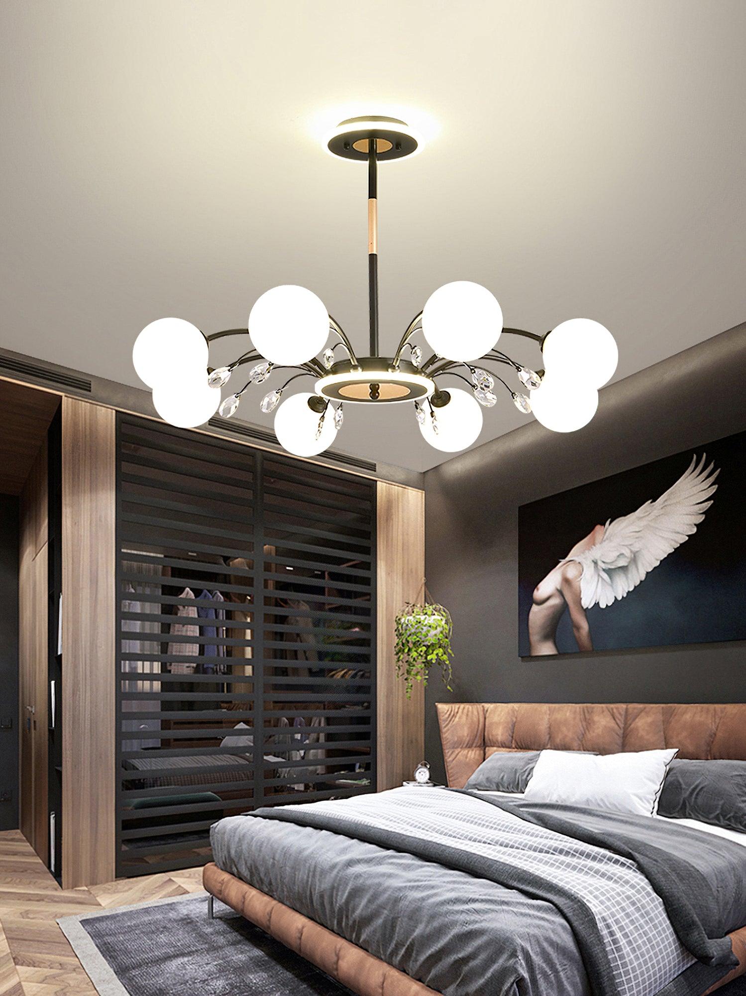 Lustra Pendant Lamp Glass Raindrop - Letslighting