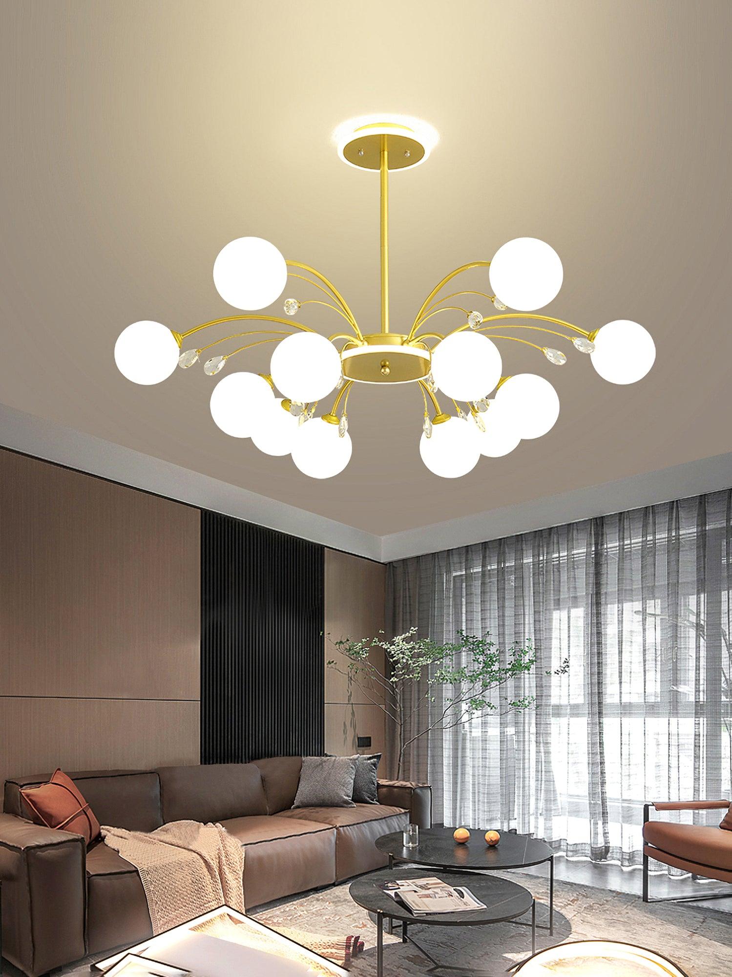 Lustra Pendant Lamp Glass Raindrop - Letslighting