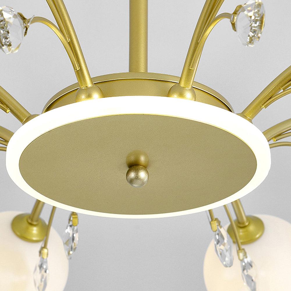 Lustra Pendant Lamp Glass Raindrop - Letslighting
