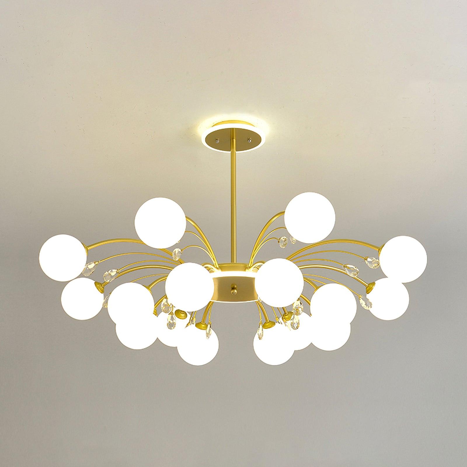 Lustra Pendant Lamp Glass Raindrop - Letslighting