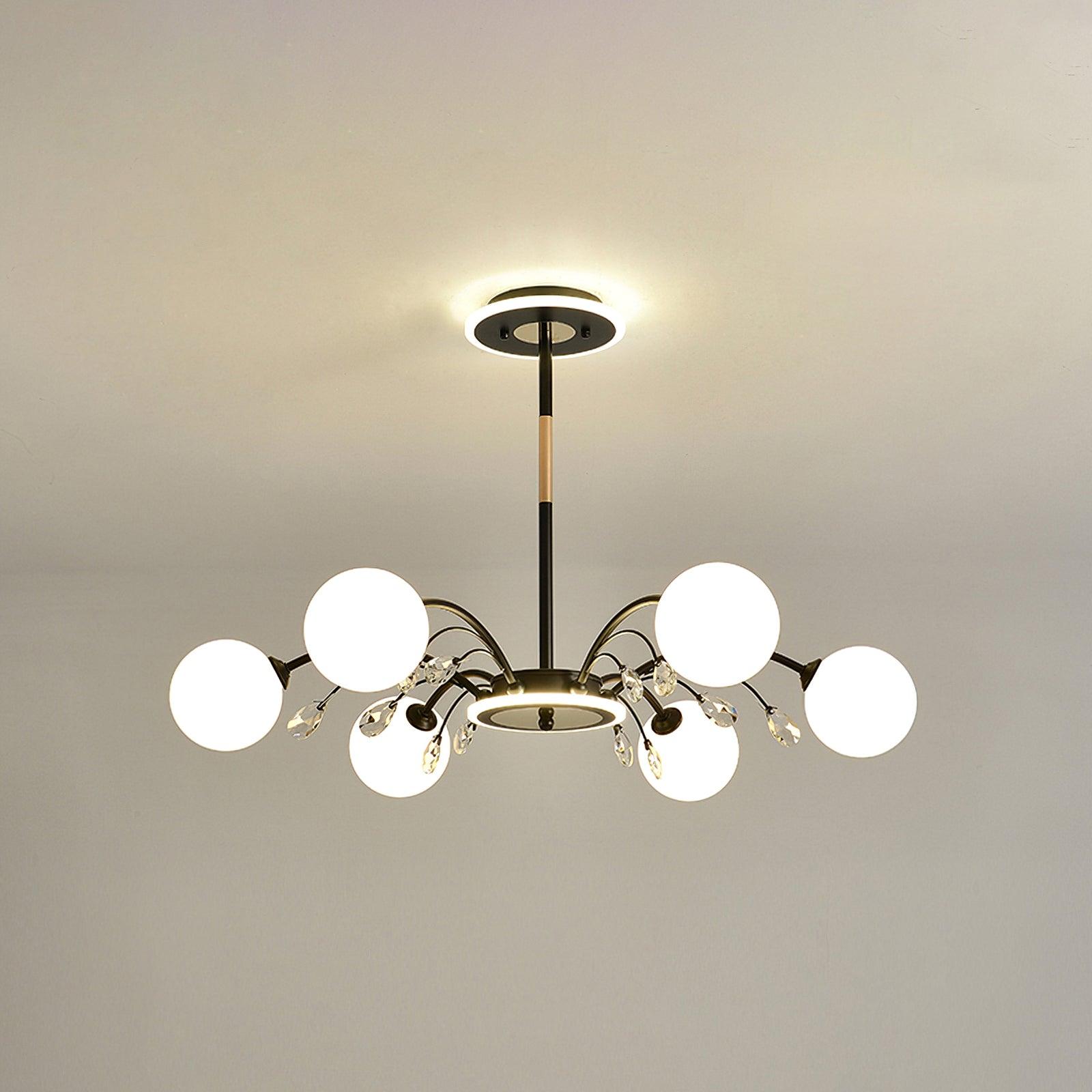 Lustra Pendant Lamp Glass Raindrop - Letslighting