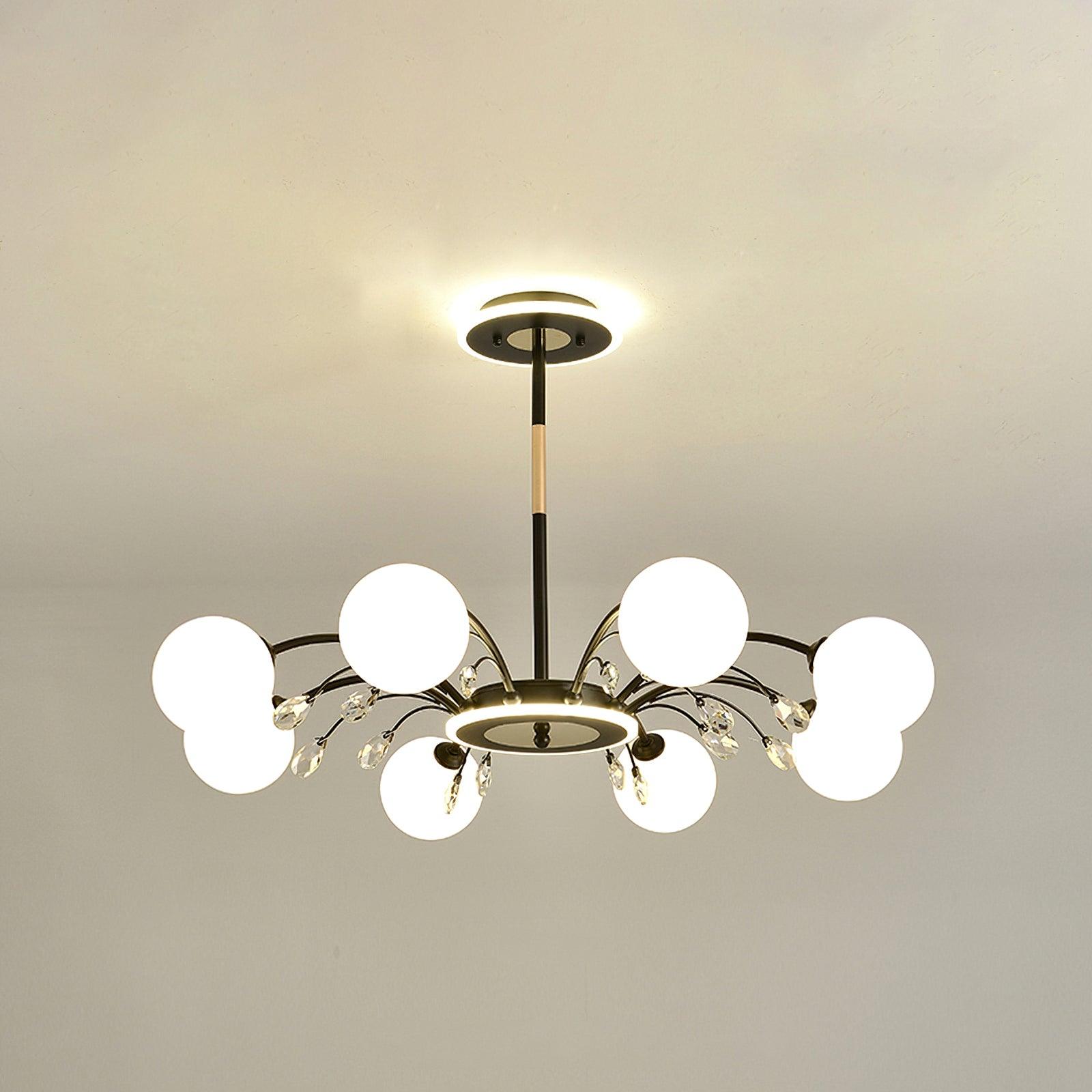 Lustra Pendant Lamp Glass Raindrop - Letslighting