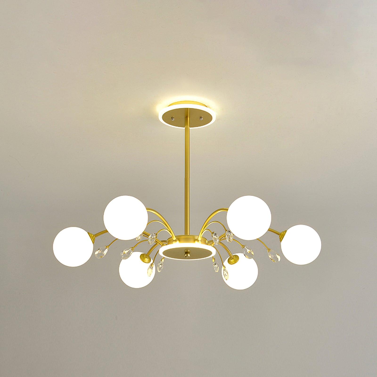Lustra Pendant Lamp Glass Raindrop - Letslighting