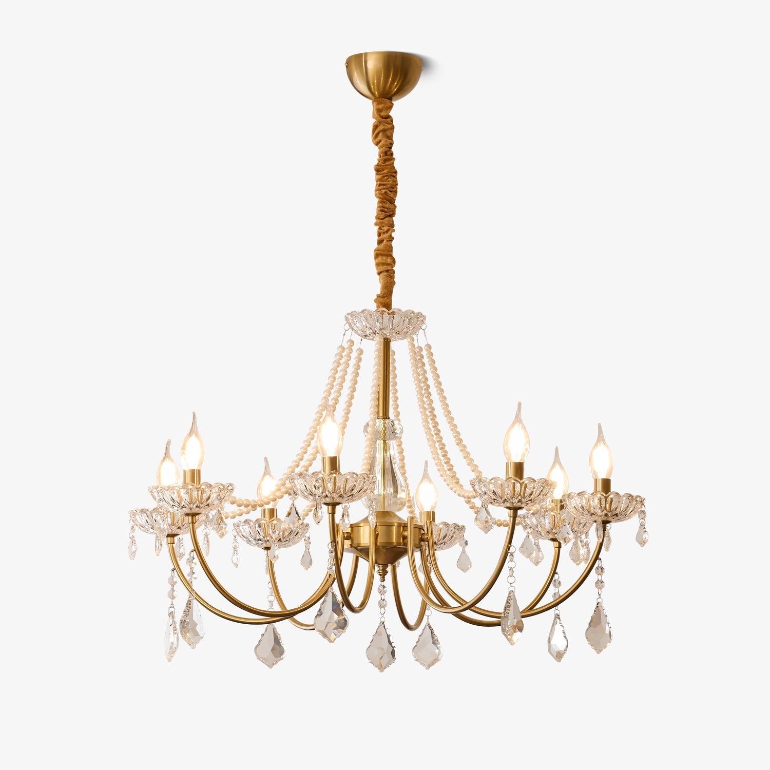 Cevaris Postmodern Luxury Pearl Glass Chandelier - Letslighting