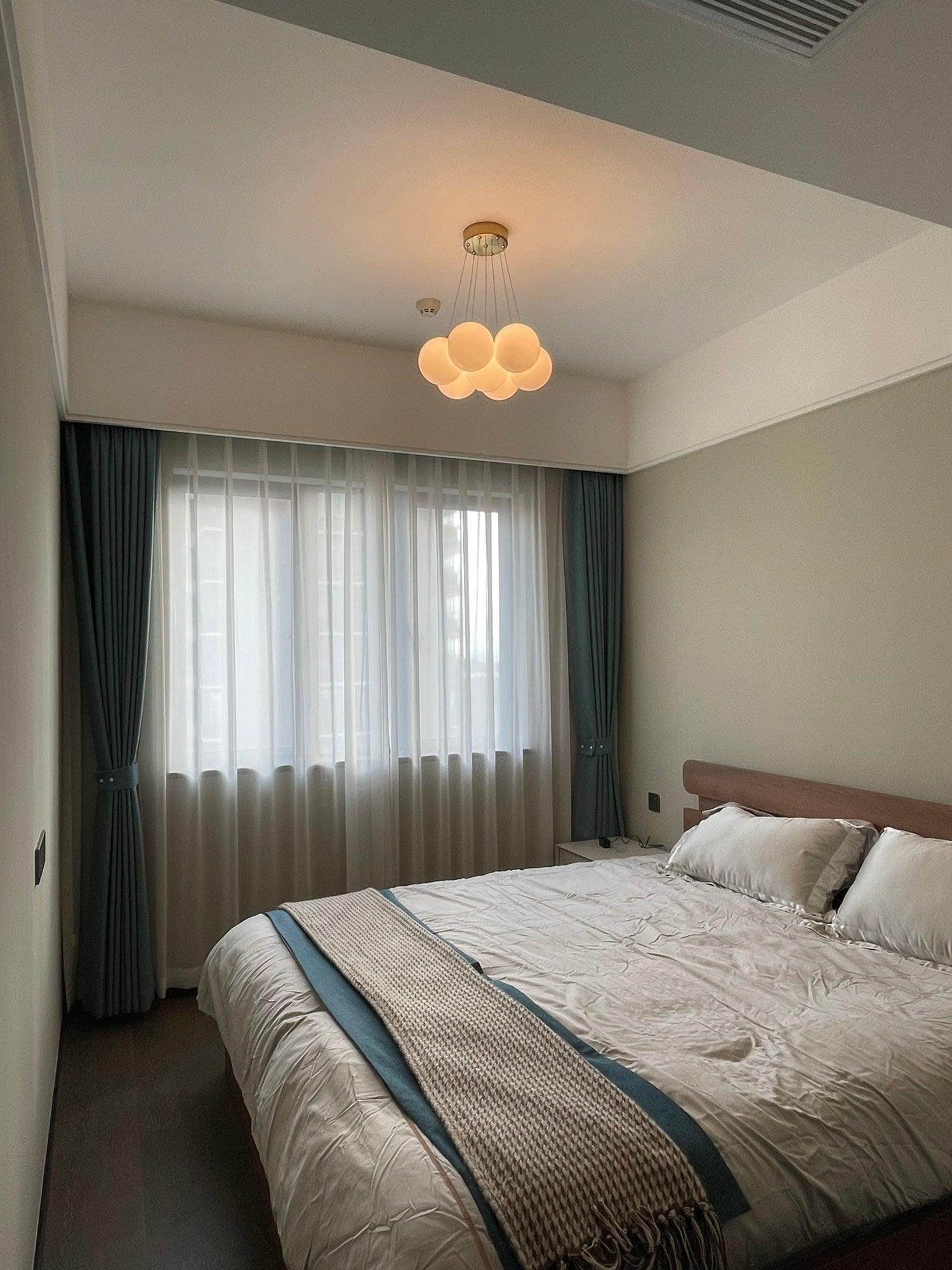 Lustra Chandelier Glass Cluster Frosted Glass - Letslighting