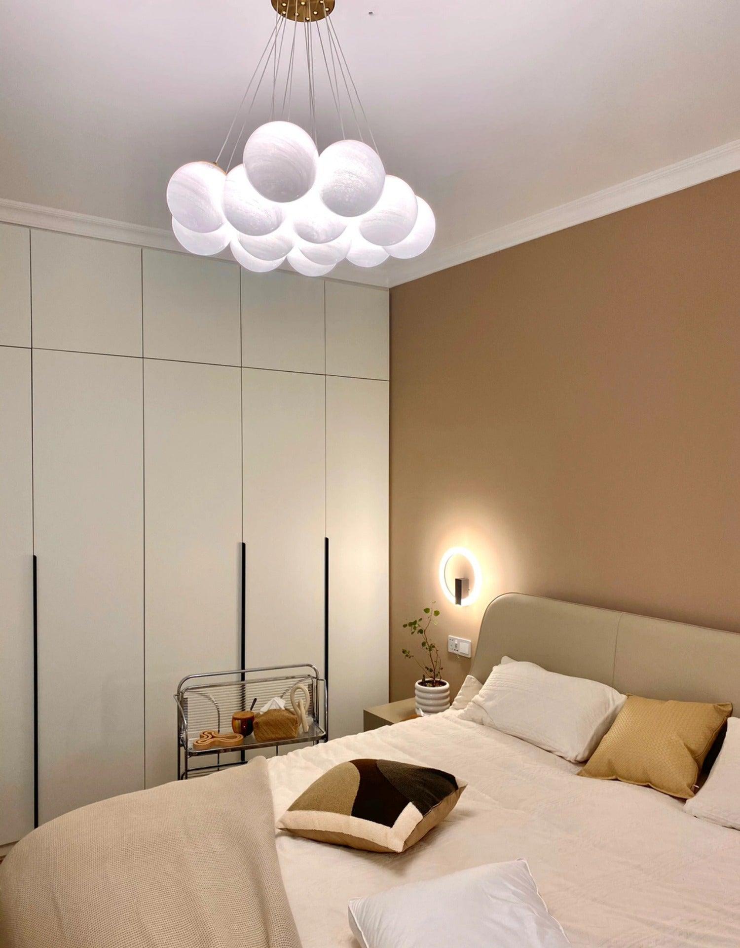 Lustra Chandelier Glass Cluster Frosted Glass - Letslighting