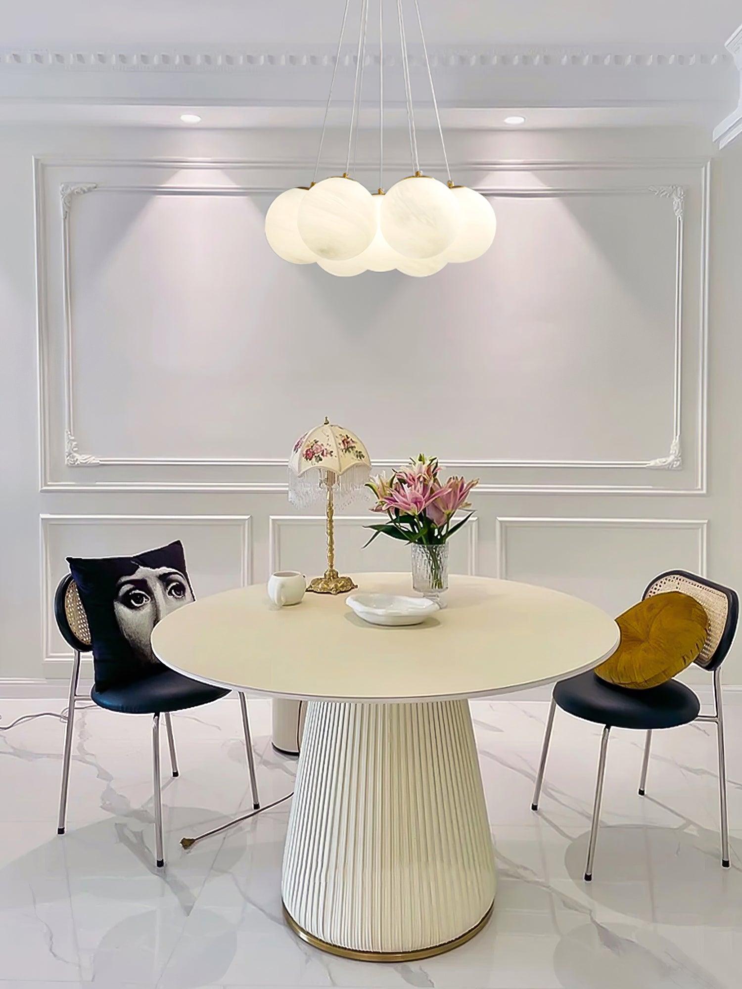 Lustra Chandelier Glass Cluster Frosted Glass - Letslighting