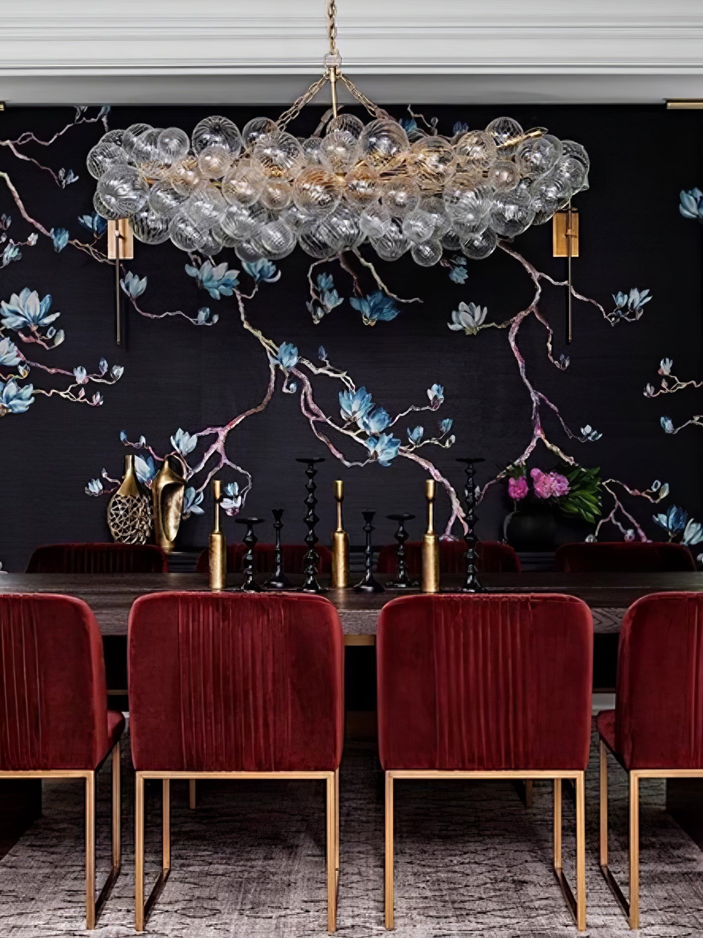 Aurora Chandelier Glass Ball Bubble Modern - Letslighting