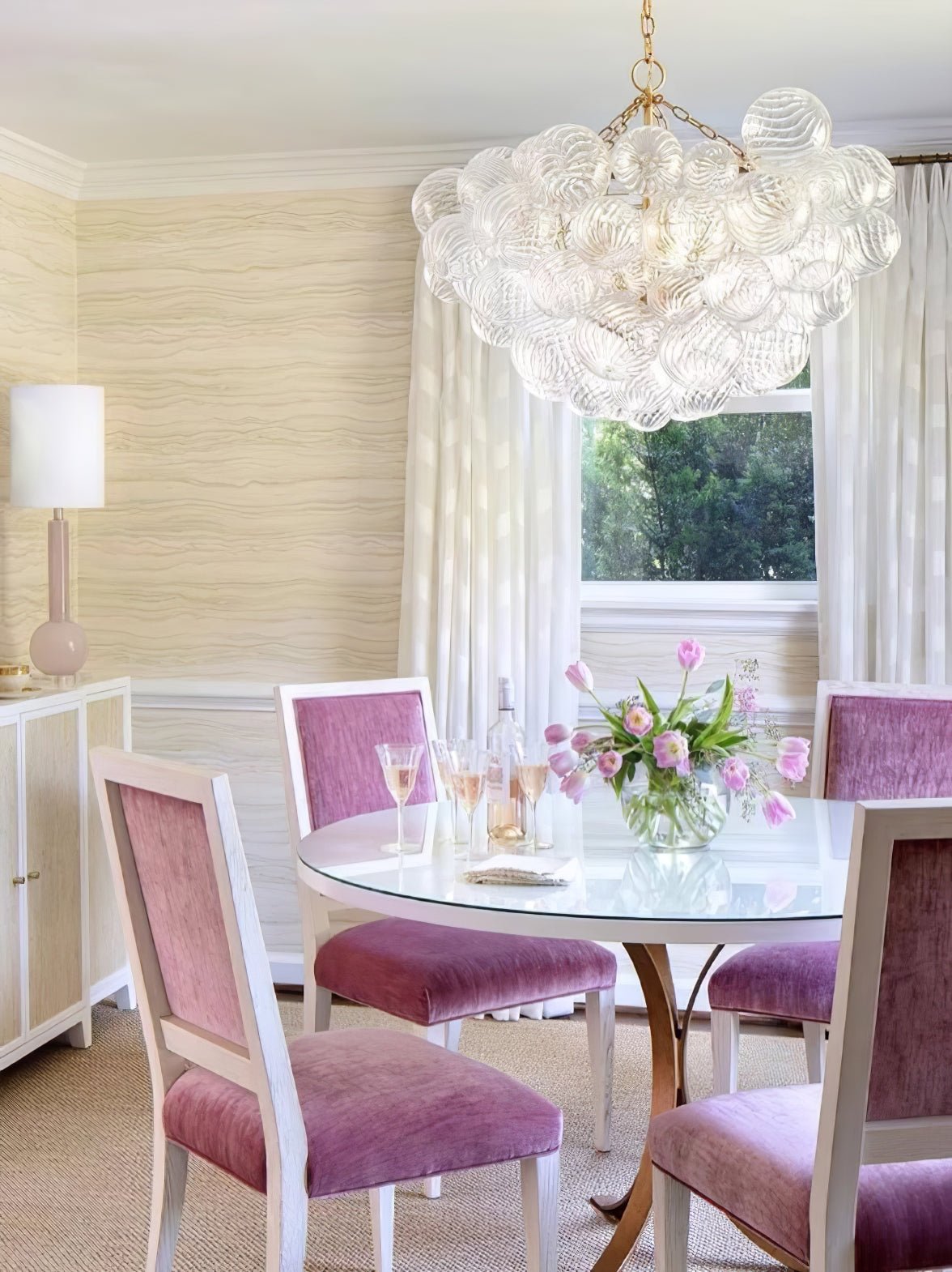 Aurora Chandelier Glass Ball Bubble Modern - Letslighting
