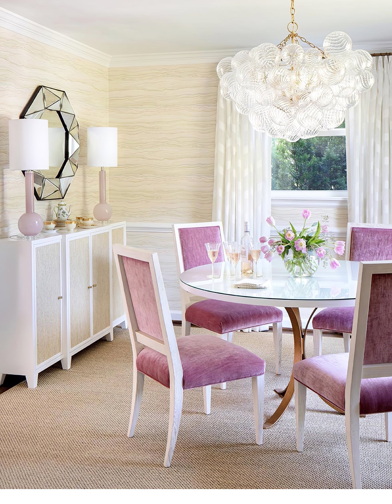 Aurora Chandelier Glass Ball Bubble Modern - Letslighting