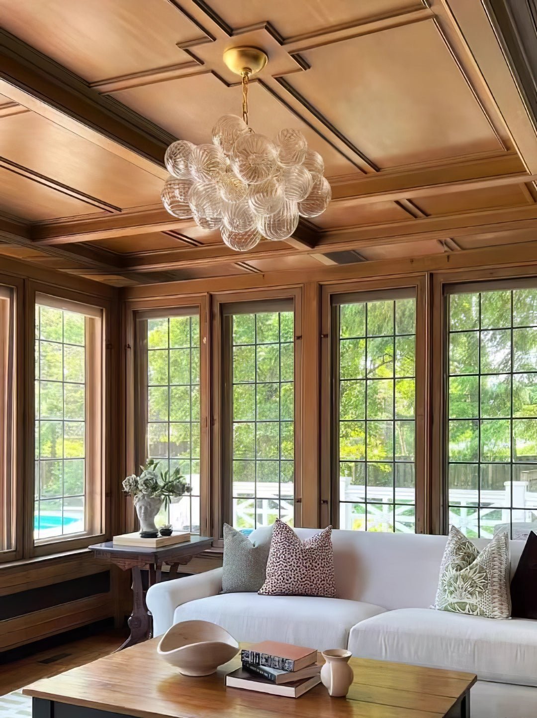 Aurora Chandelier Glass Ball Bubble Modern - Letslighting