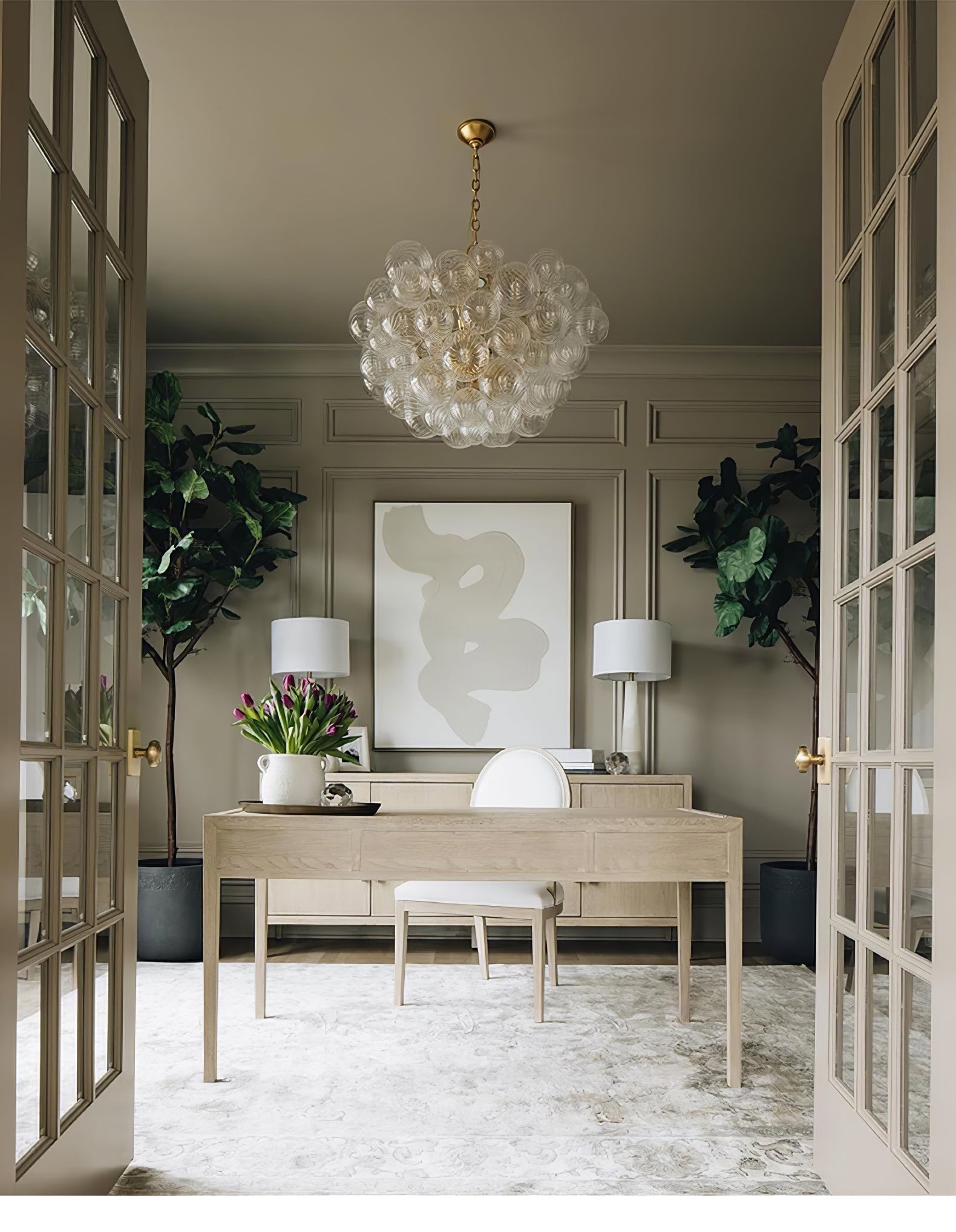 Aurora Chandelier Glass Ball Bubble Modern - Letslighting