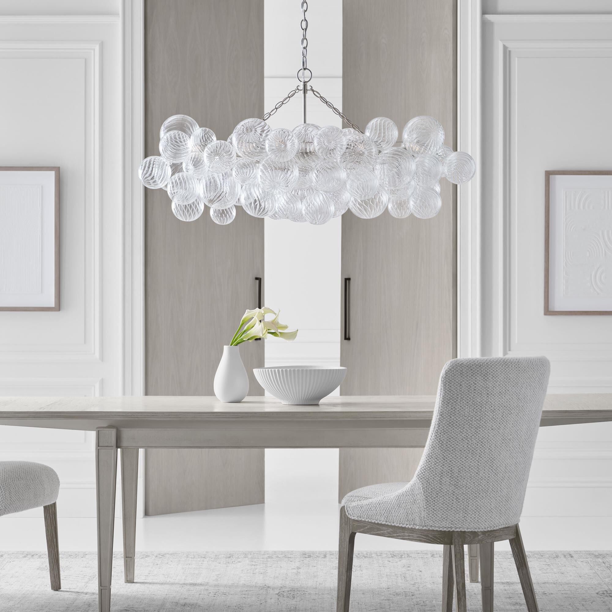 Aurora Chandelier Glass Ball Bubble Modern - Letslighting