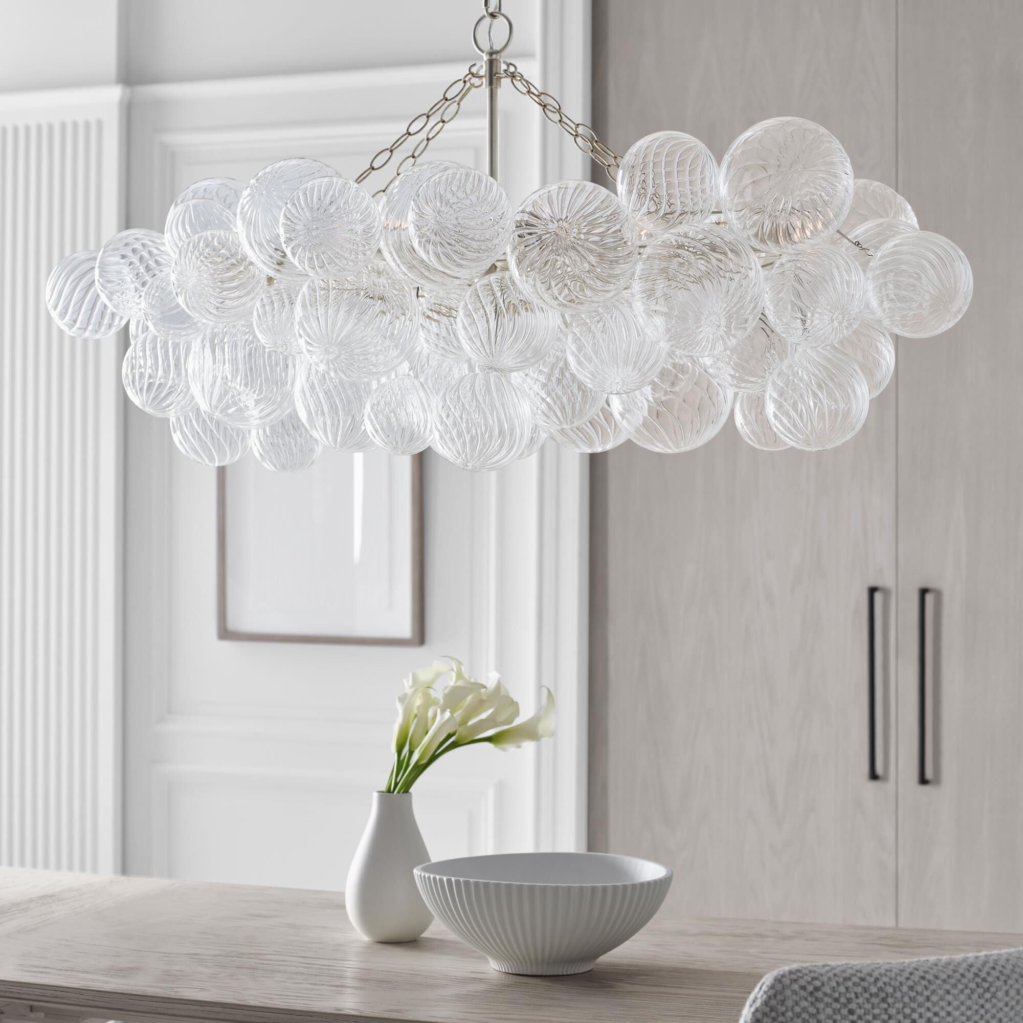 Aurora Chandelier Glass Ball Bubble Modern - Letslighting