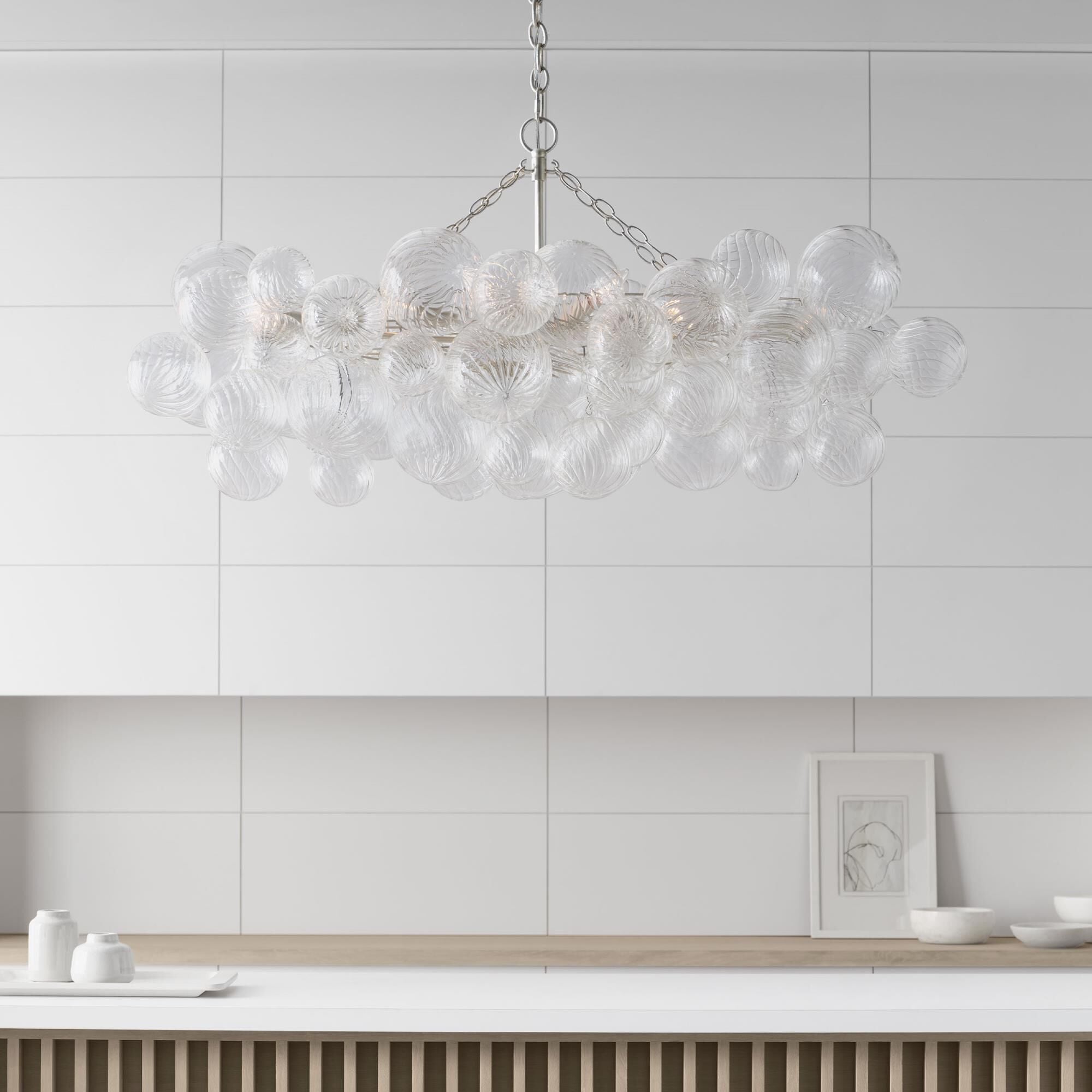 Aurora Chandelier Glass Ball Bubble Modern - Letslighting
