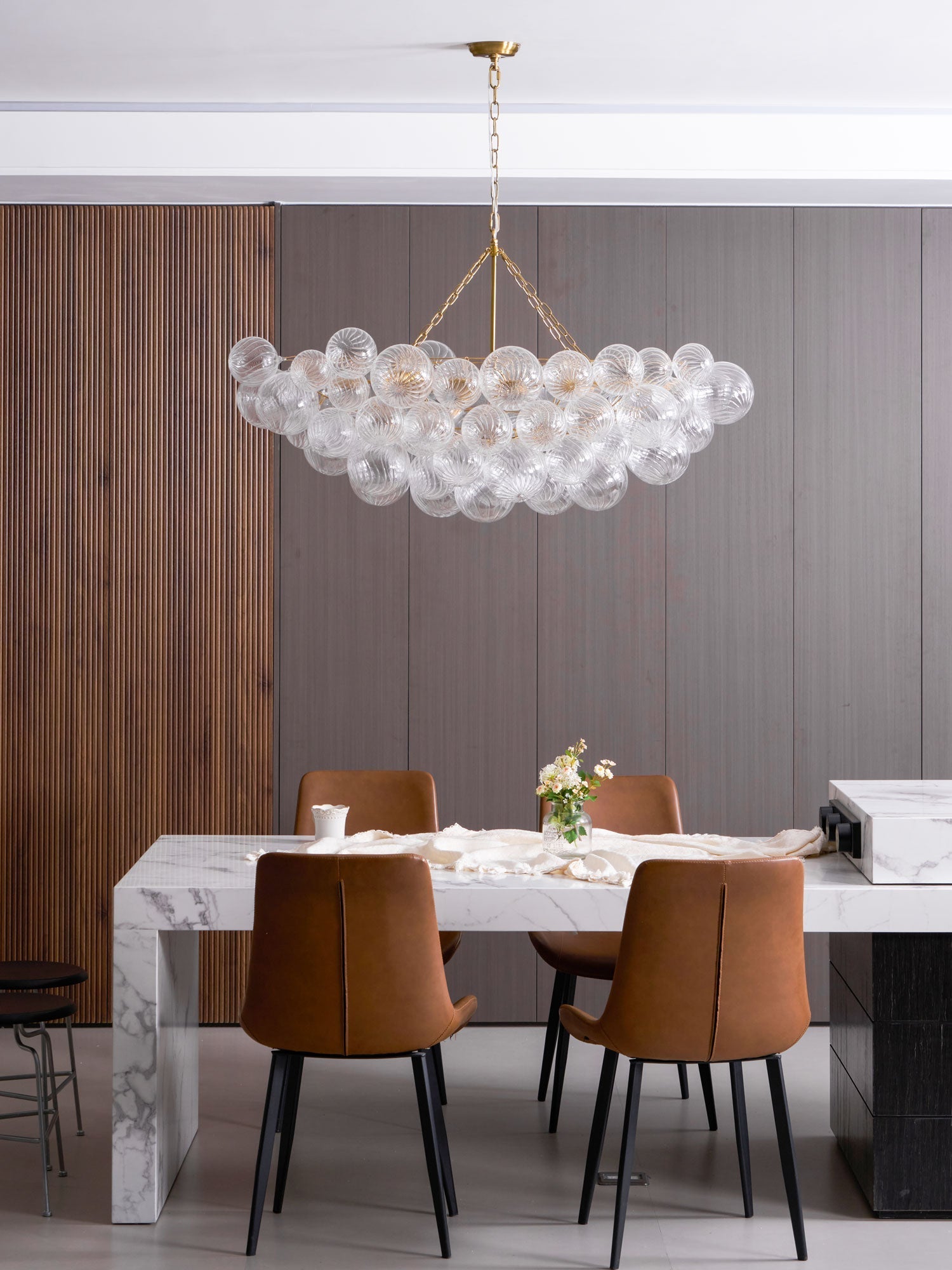 Aurora Chandelier Glass Ball Bubble Modern - Letslighting
