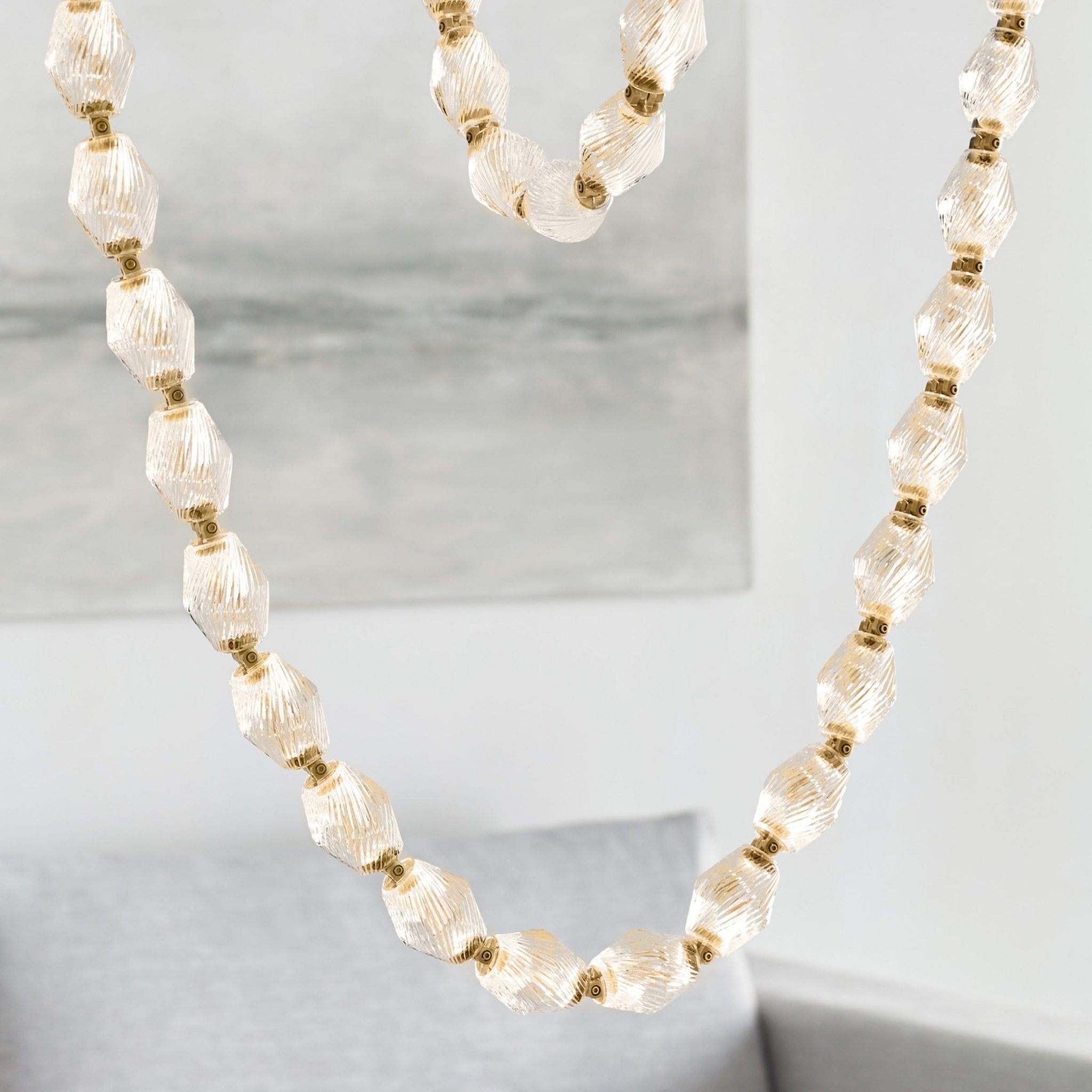 Pearlene Beaded Chandelier - Letslighting