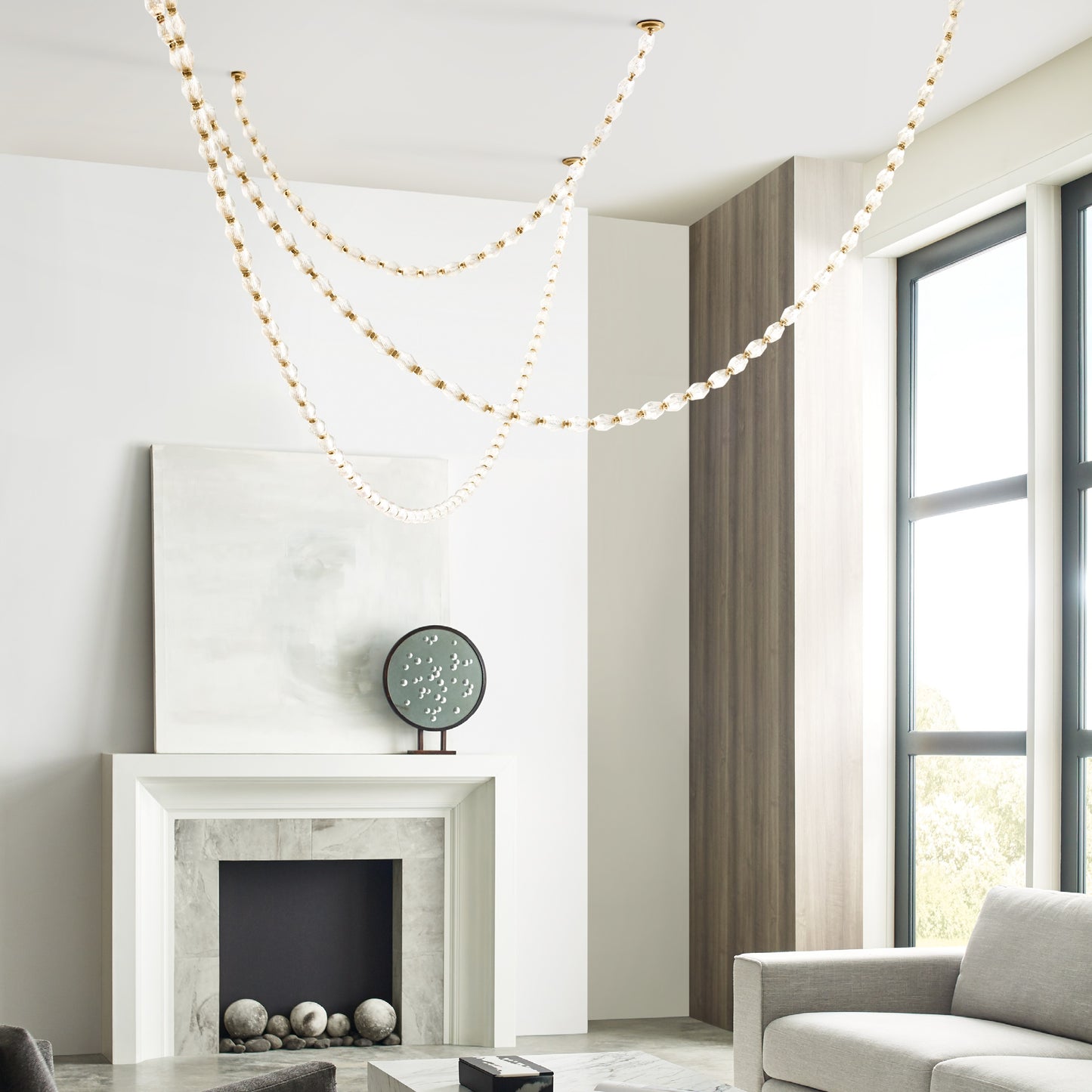 Pearlene Beaded Chandelier - Letslighting