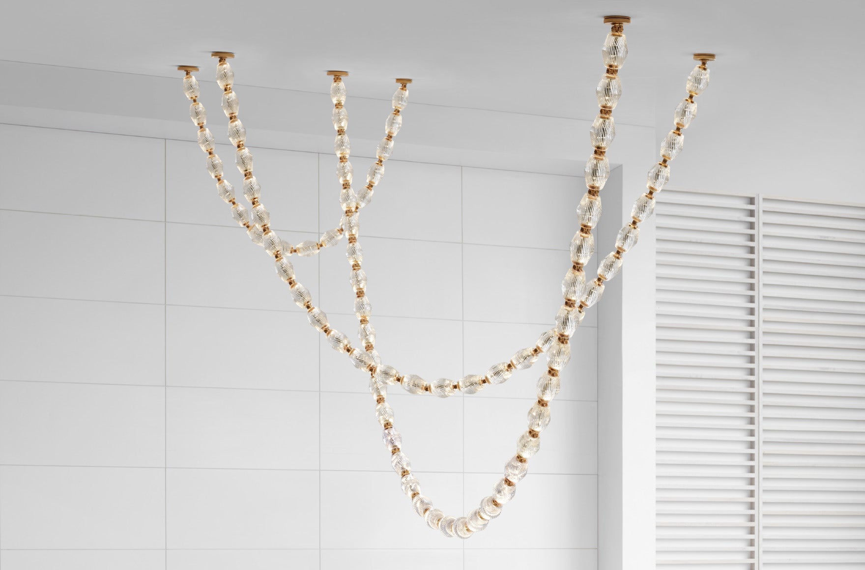 Pearlene Beaded Chandelier - Letslighting