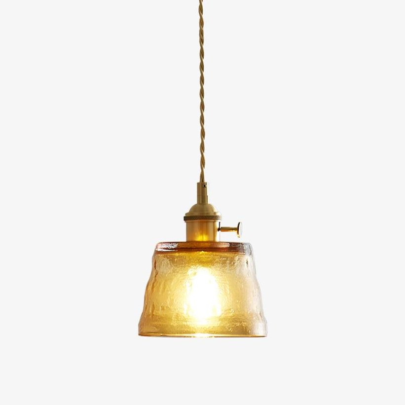 Lustra Pendant Lamp Copper Glass for Dining - Letslighting