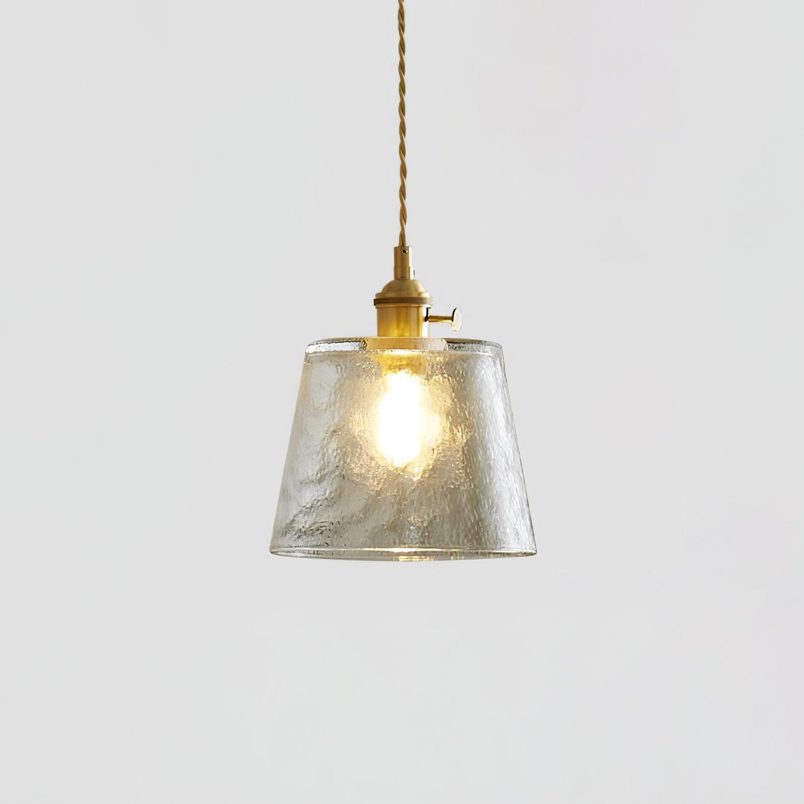 Lustra Pendant Lamp Copper Glass for Dining - Letslighting