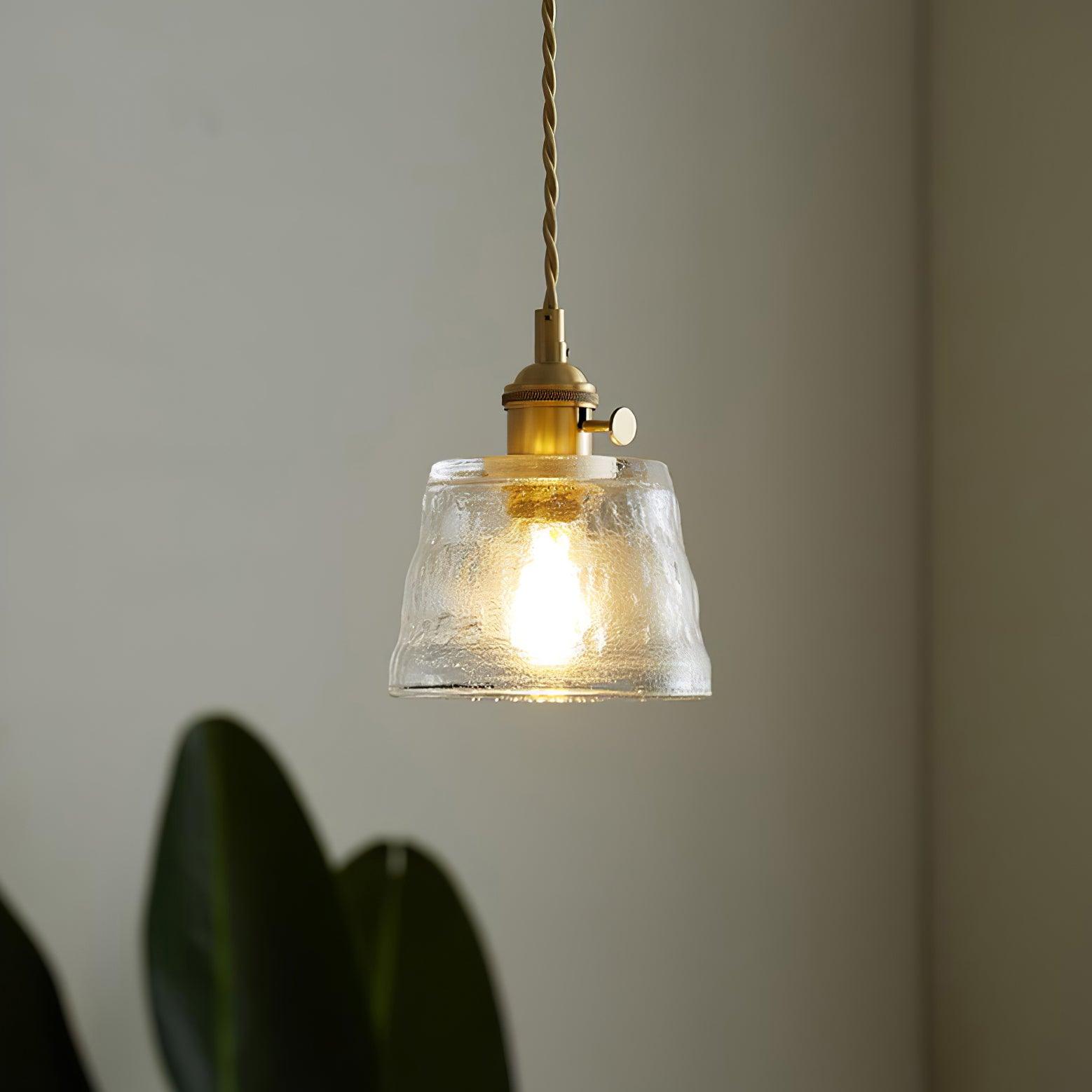 Lustra Pendant Lamp Copper Glass for Dining - Letslighting
