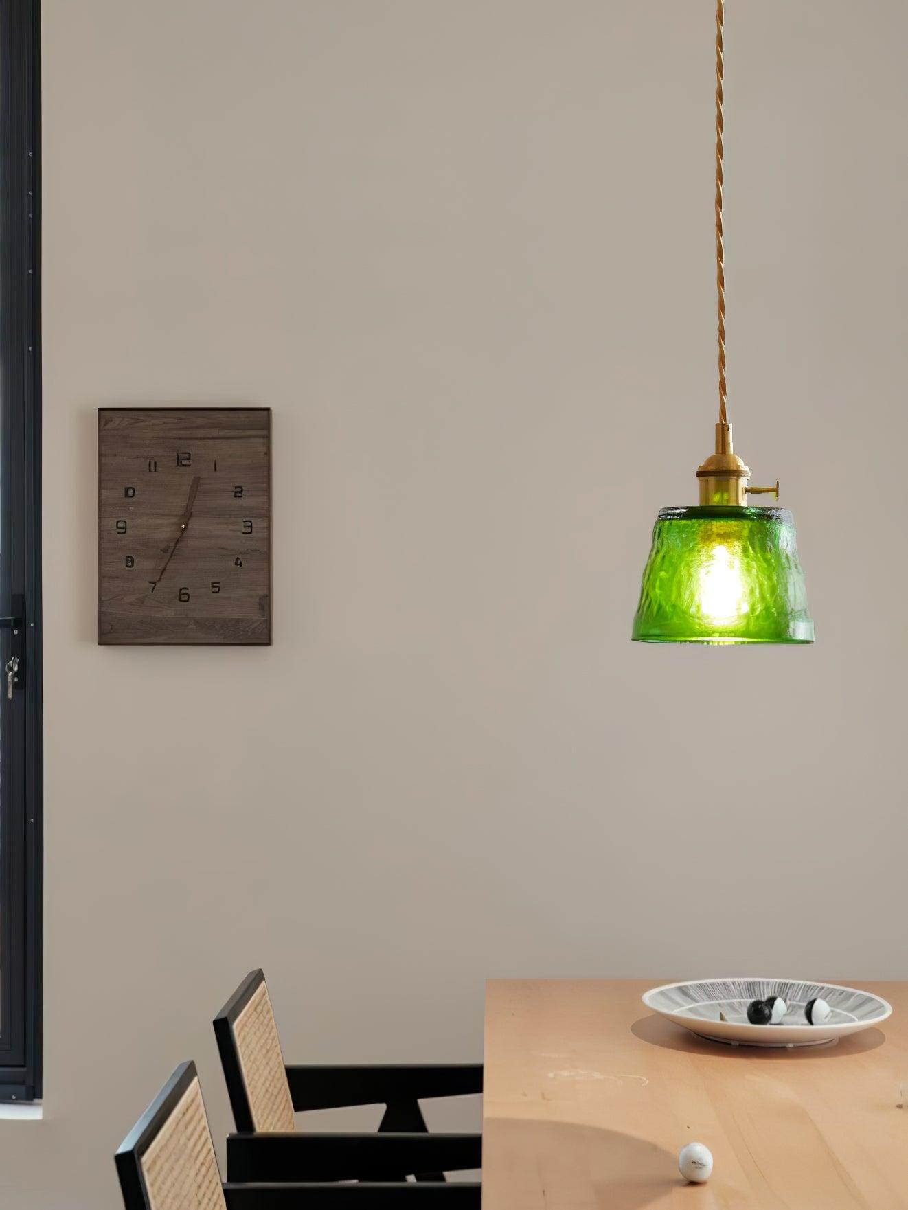 Lustra Pendant Lamp Copper Glass for Dining - Letslighting