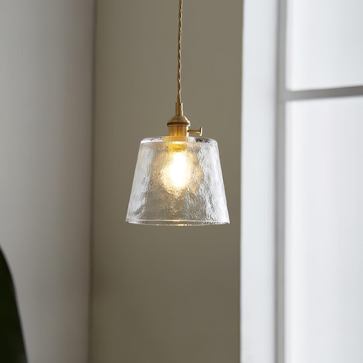 Lustra Pendant Lamp Copper Glass for Dining - Letslighting