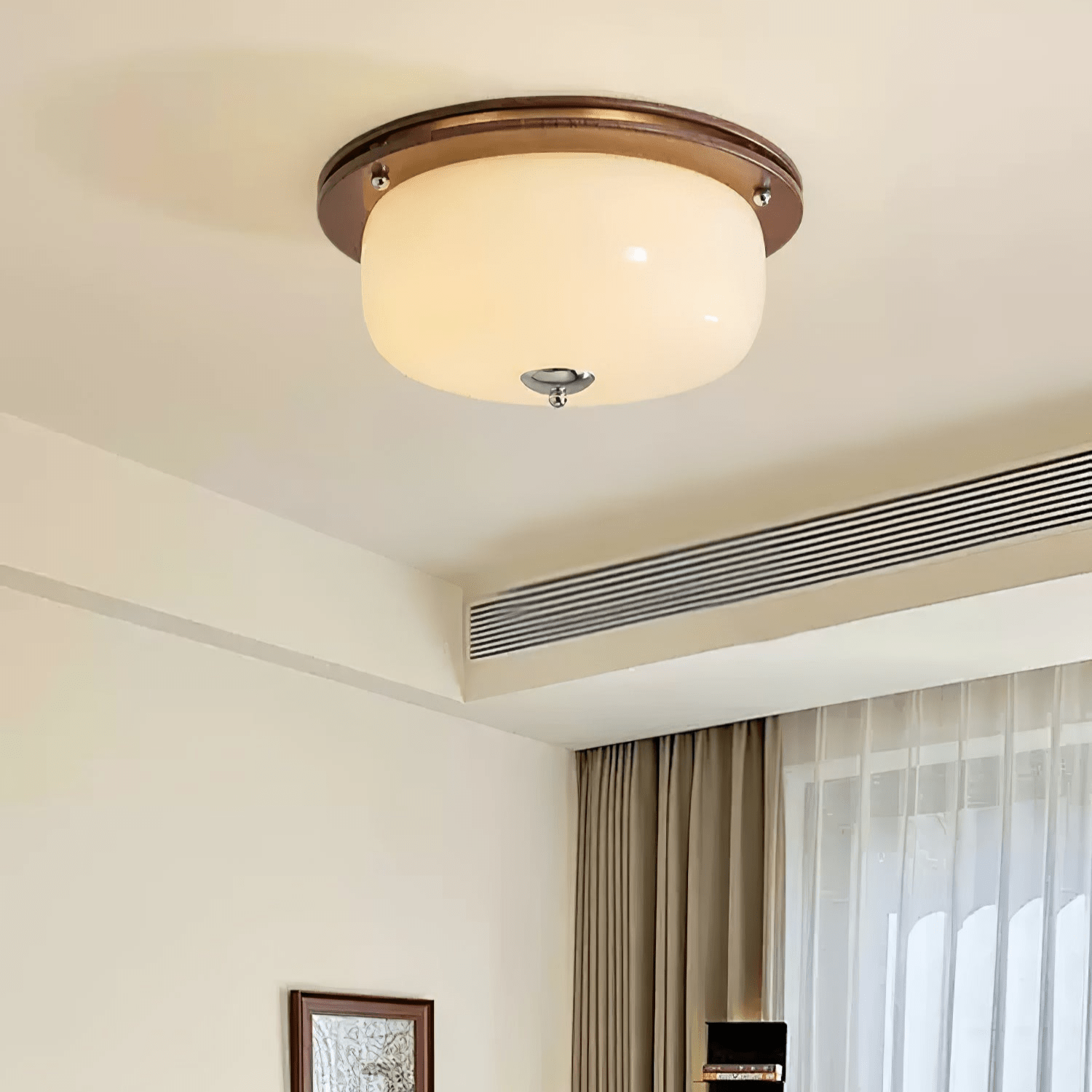 Vetheel Premium Nordic Art Dome Glass Ceiling Light - Letslighting