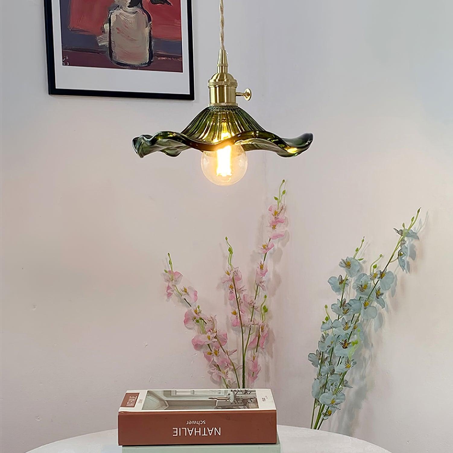 Daphne Modern Glass Flower Pendant Light - Letslighting