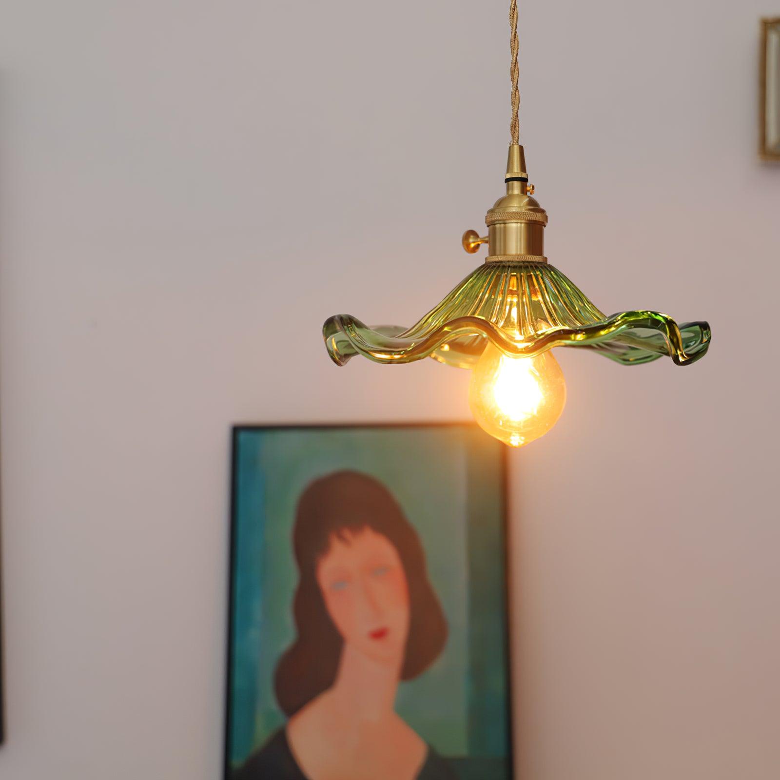 Daphne Modern Glass Flower Pendant Light - Letslighting
