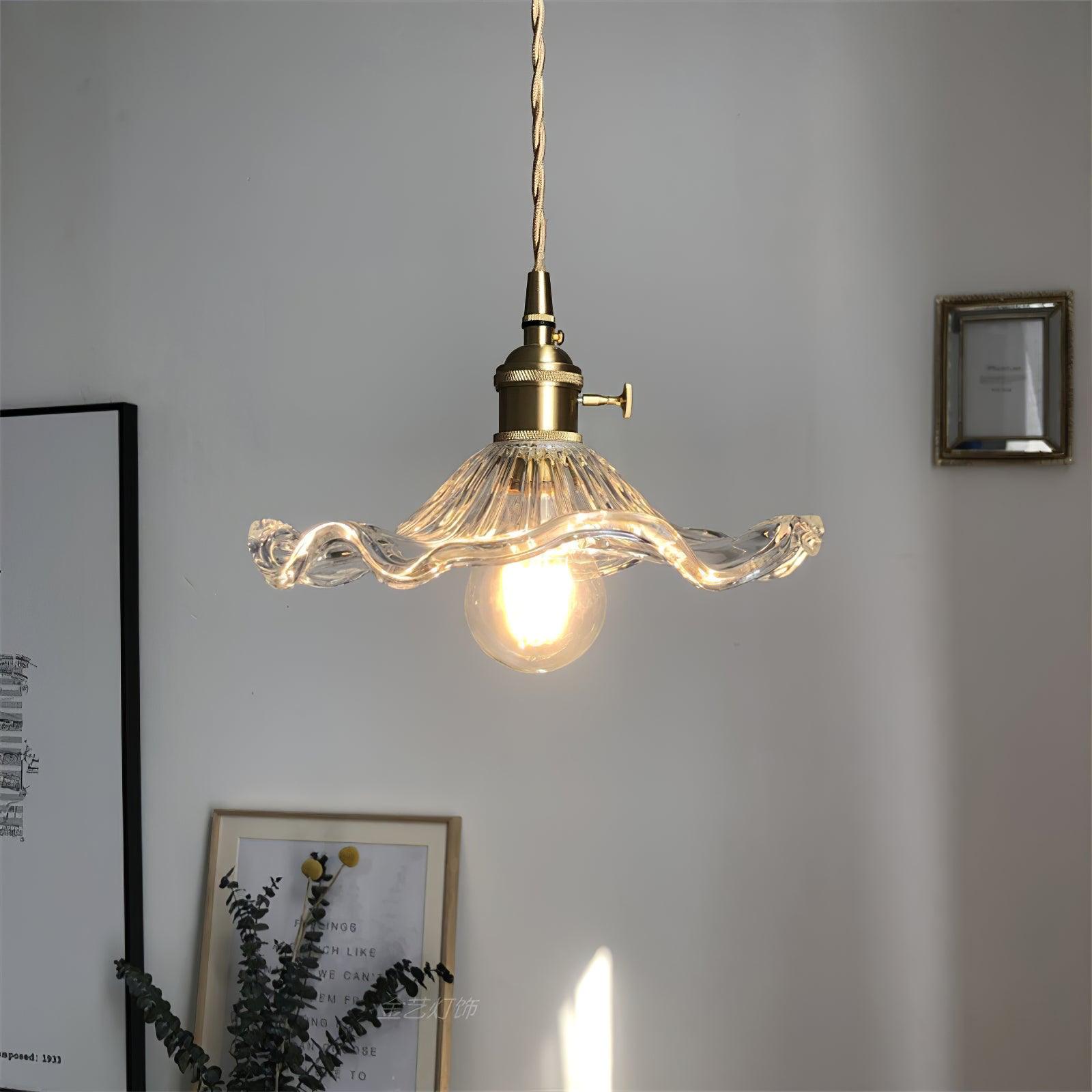 Daphne Modern Glass Flower Pendant Light - Letslighting