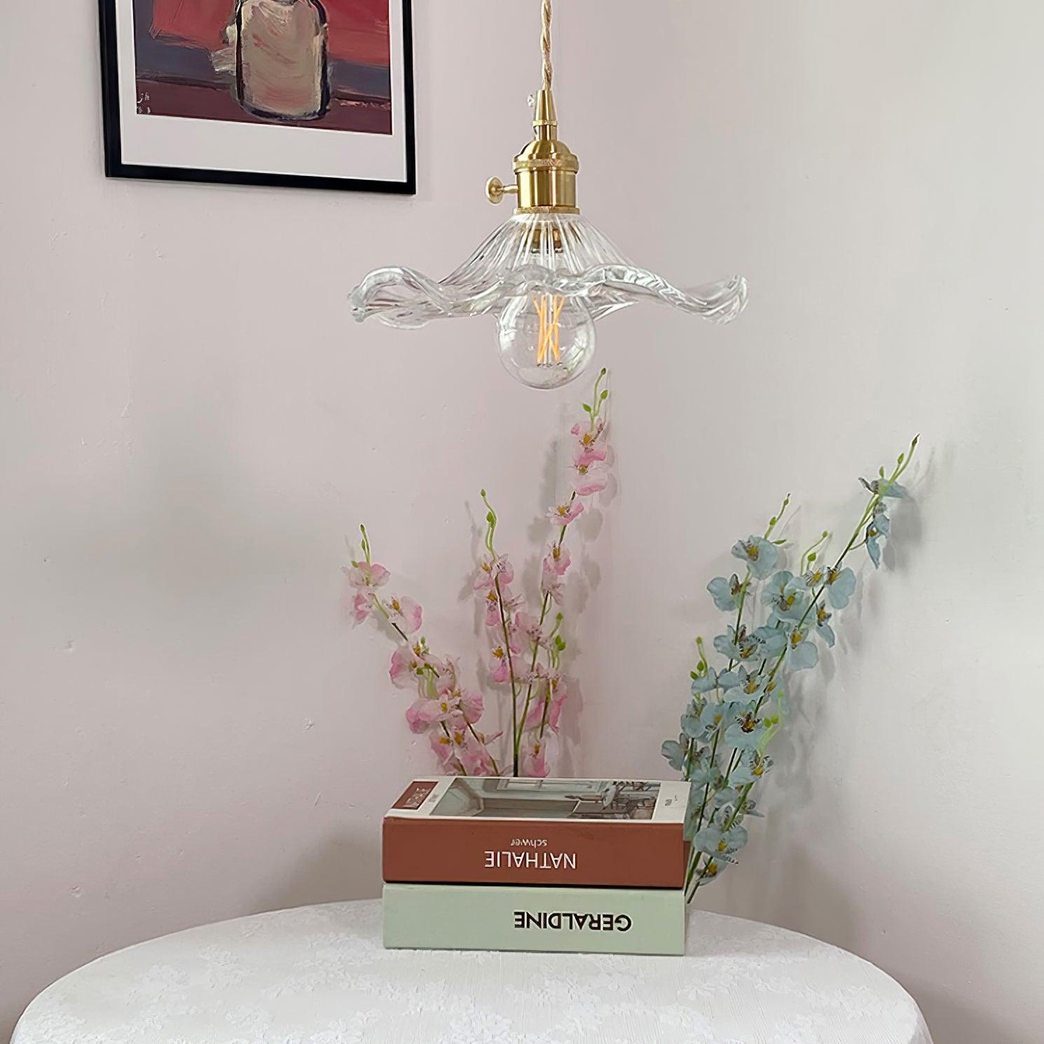 Daphne Modern Glass Flower Pendant Light - Letslighting