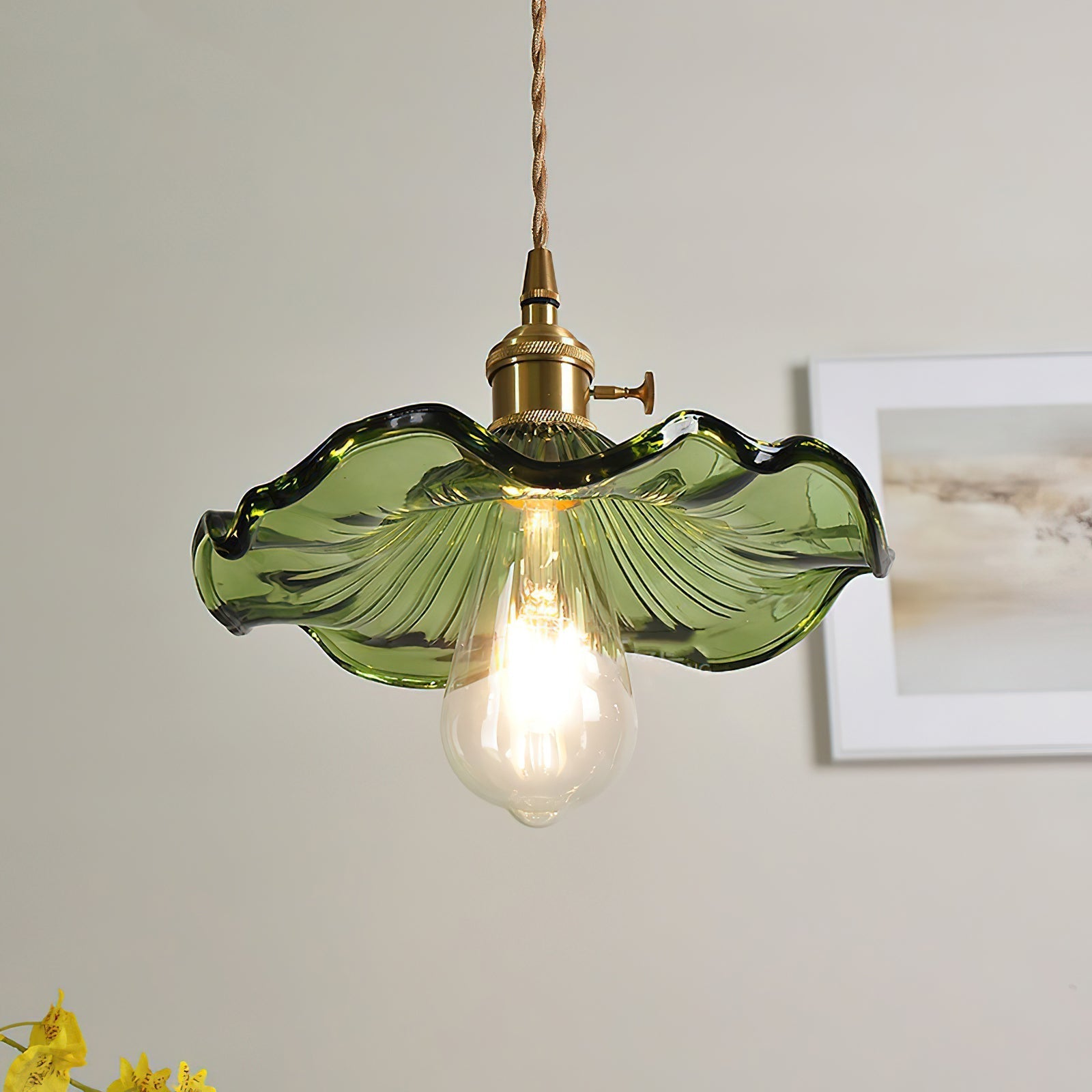 Daphne Modern Glass Flower Pendant Light - Letslighting