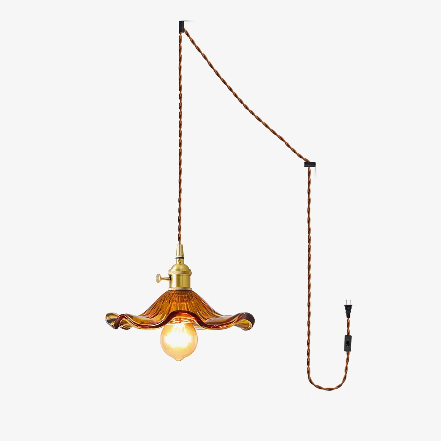 Daphne Modern Glass Flower Pendant Light - Letslighting