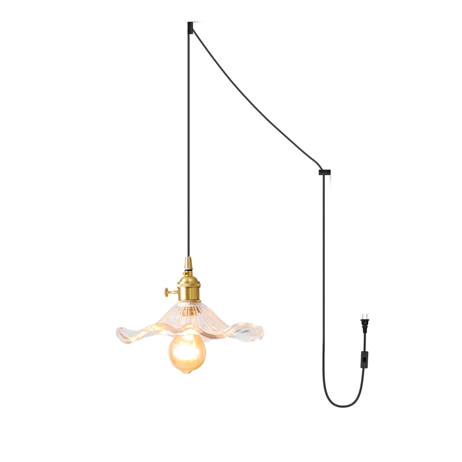 Daphne Modern Glass Flower Pendant Light - Letslighting