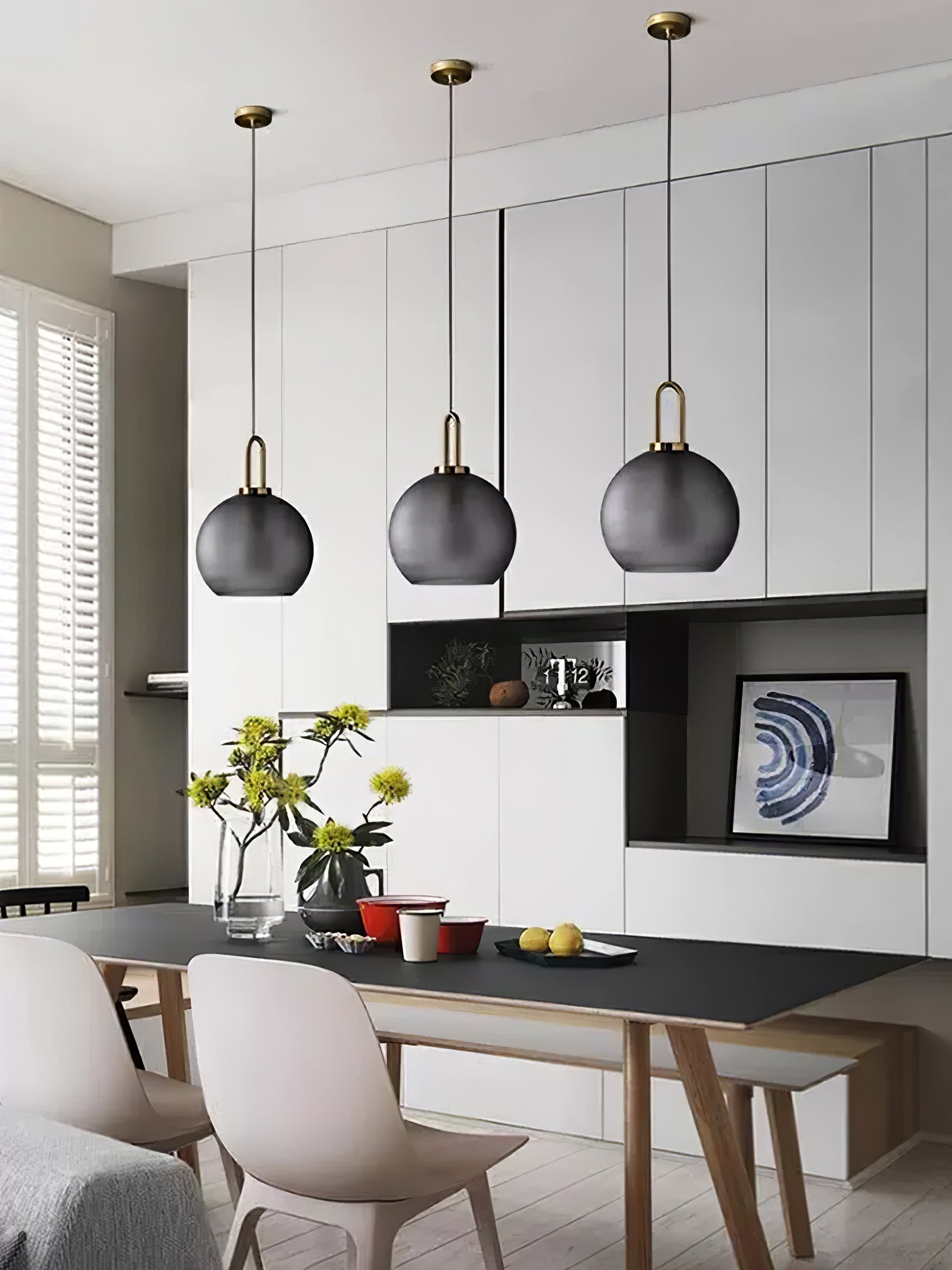 Lustra Pendant Lamp Pendulum Glass - Letslighting