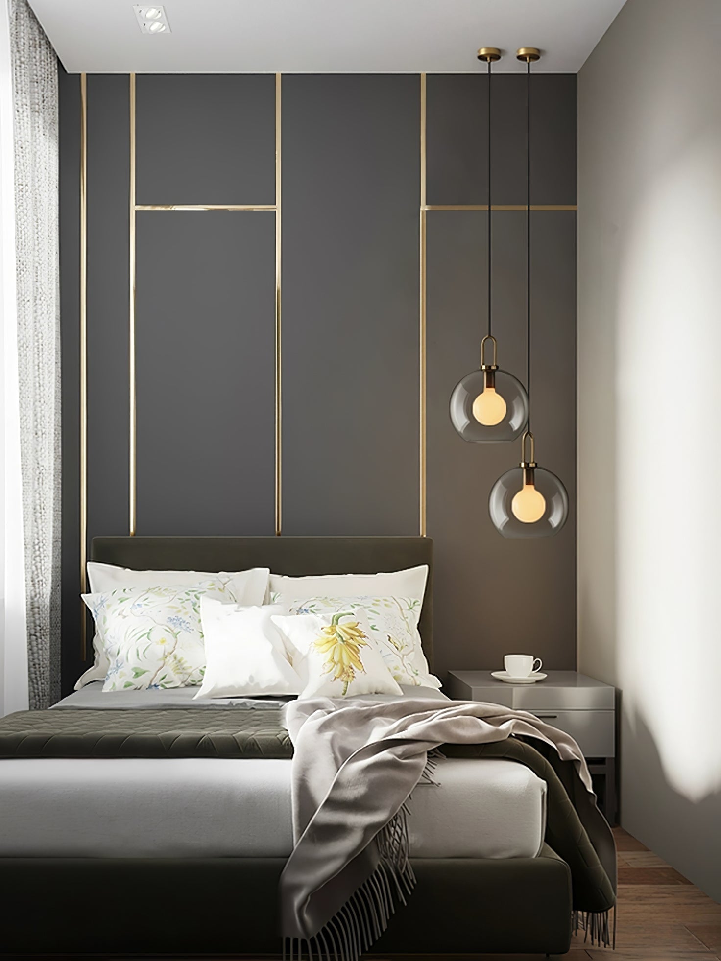 Lustra Pendant Lamp Pendulum Glass - Letslighting