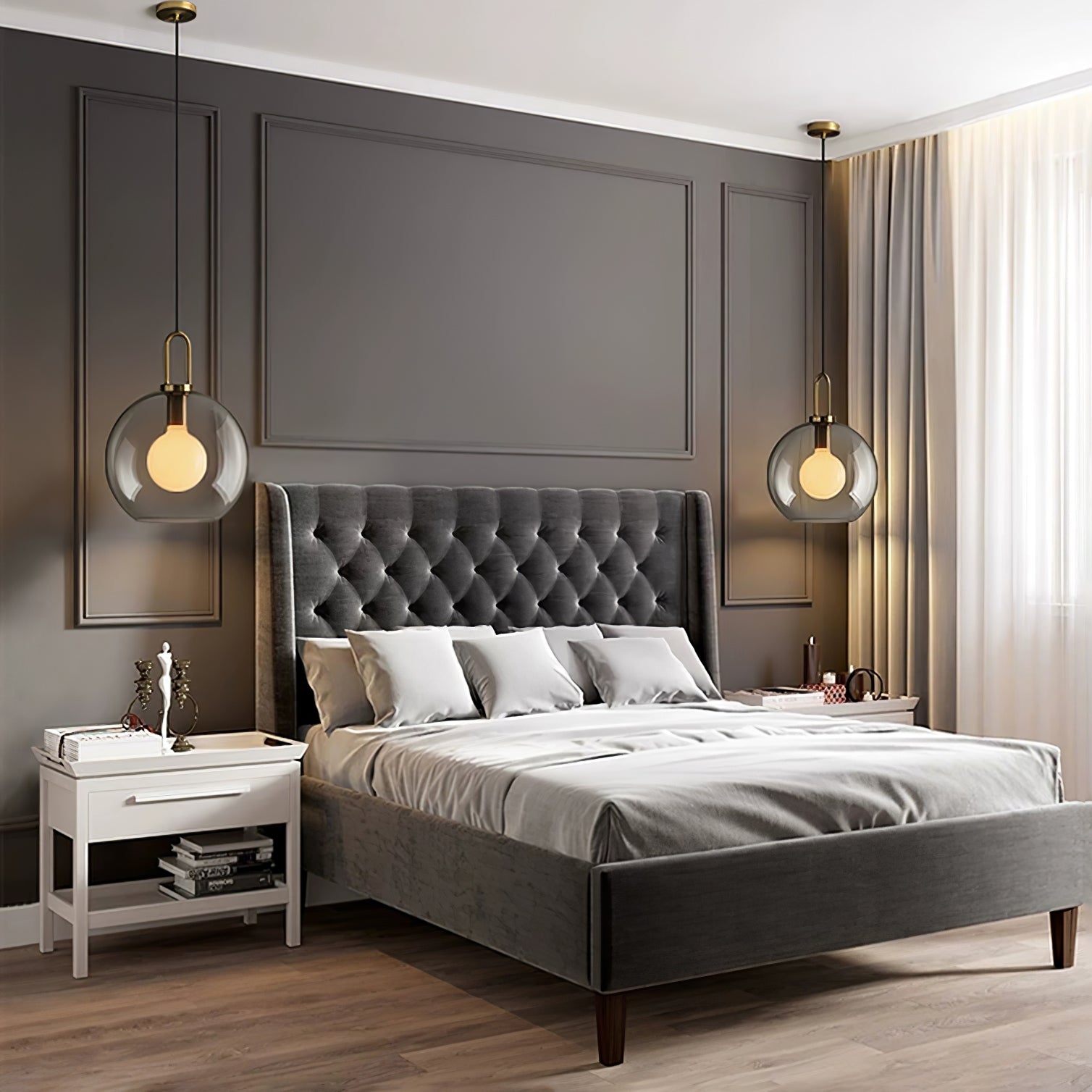 Lustra Pendant Lamp Pendulum Glass - Letslighting