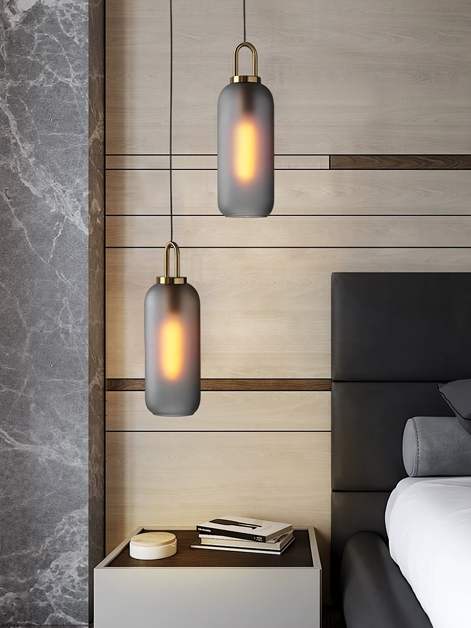 Lustra Pendant Lamp Pendulum Glass - Letslighting