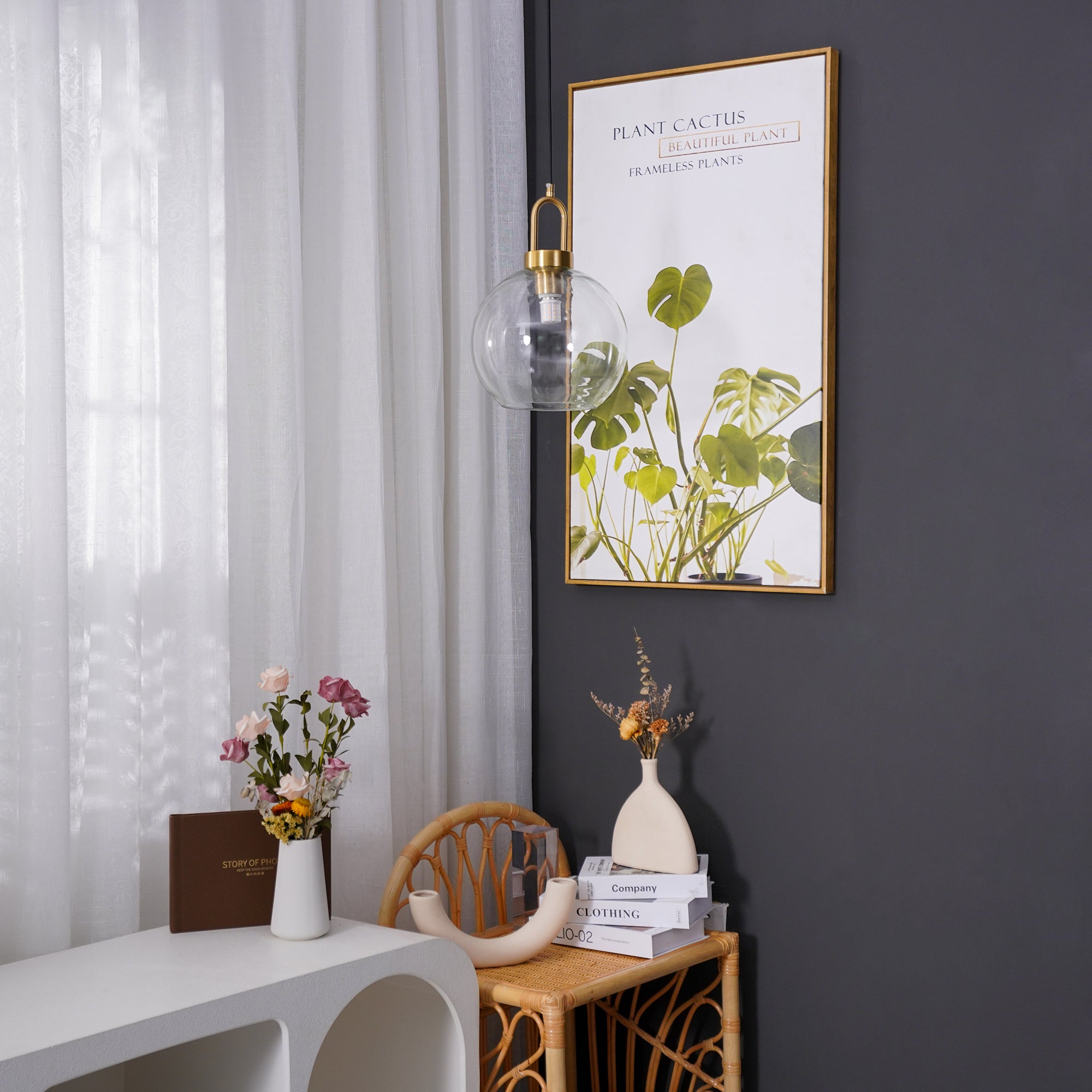 Lustra Pendant Lamp Pendulum Glass - Letslighting