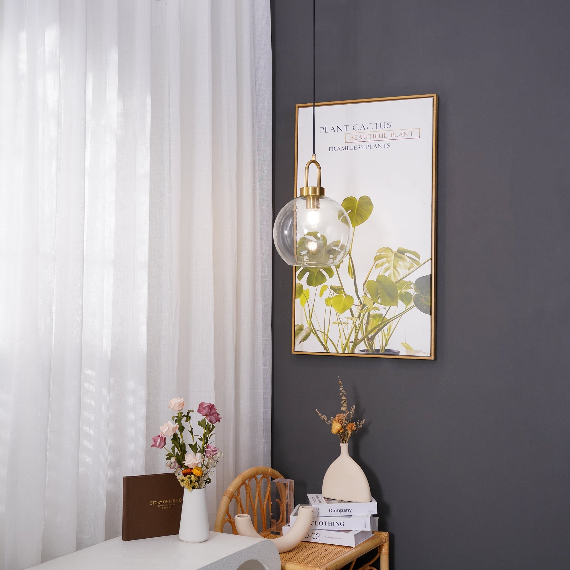 Lustra Pendant Lamp Pendulum Glass - Letslighting