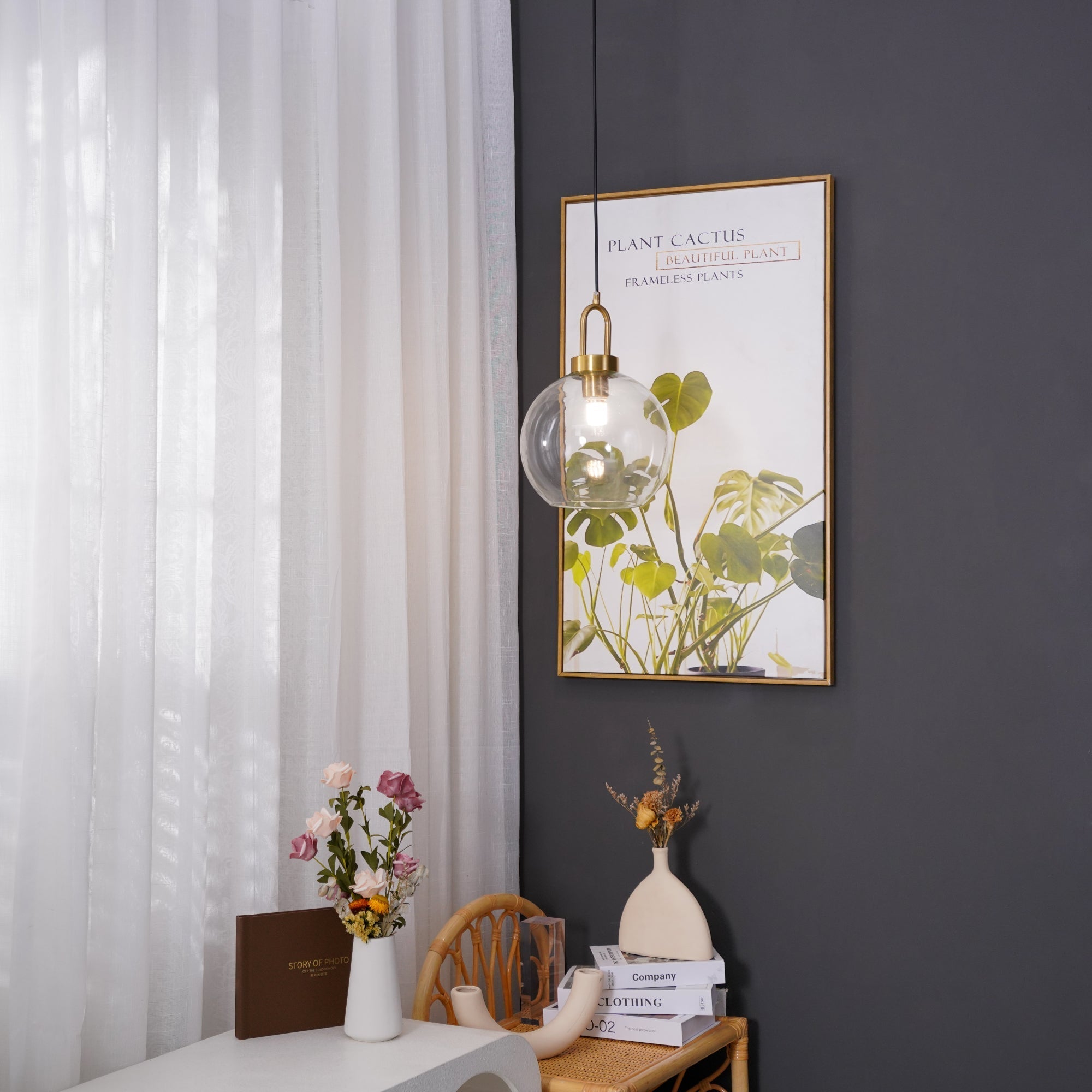 Lustra Pendant Lamp Pendulum Glass - Letslighting