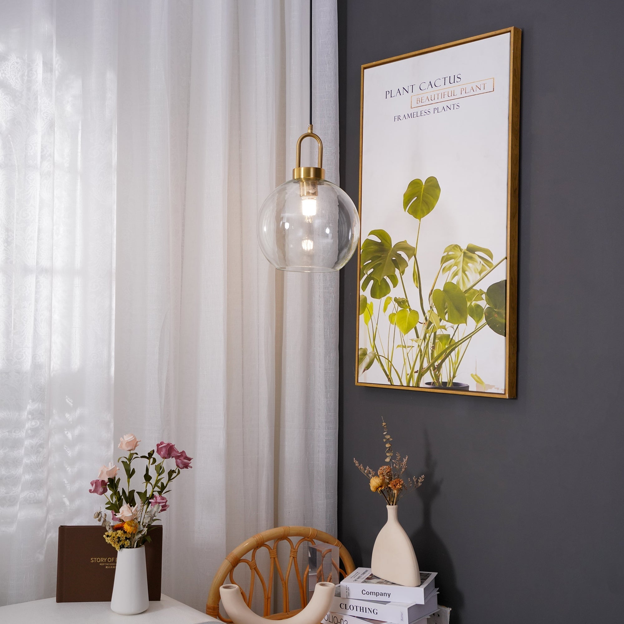 Lustra Pendant Lamp Pendulum Glass - Letslighting