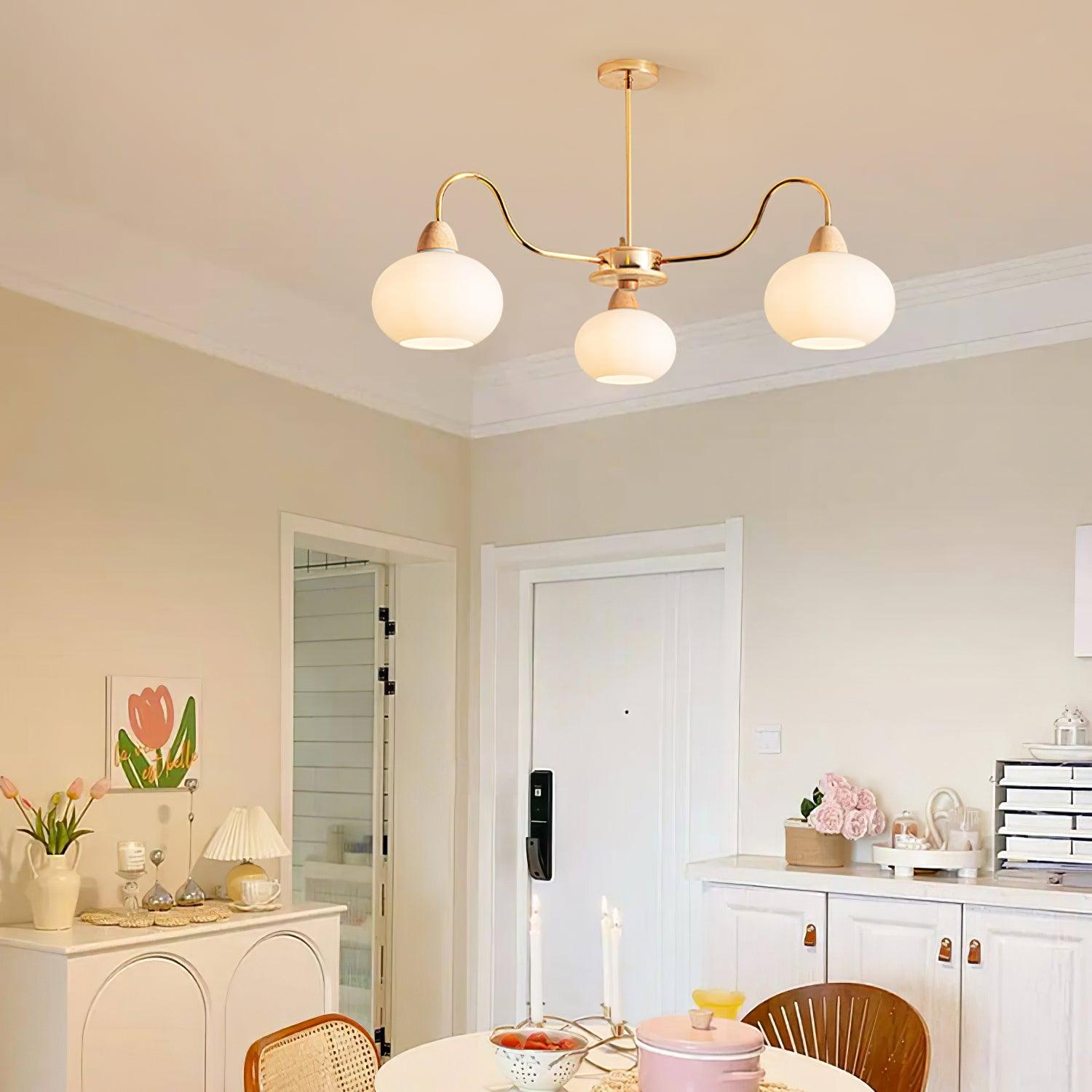 Zevena Glass Chandelier