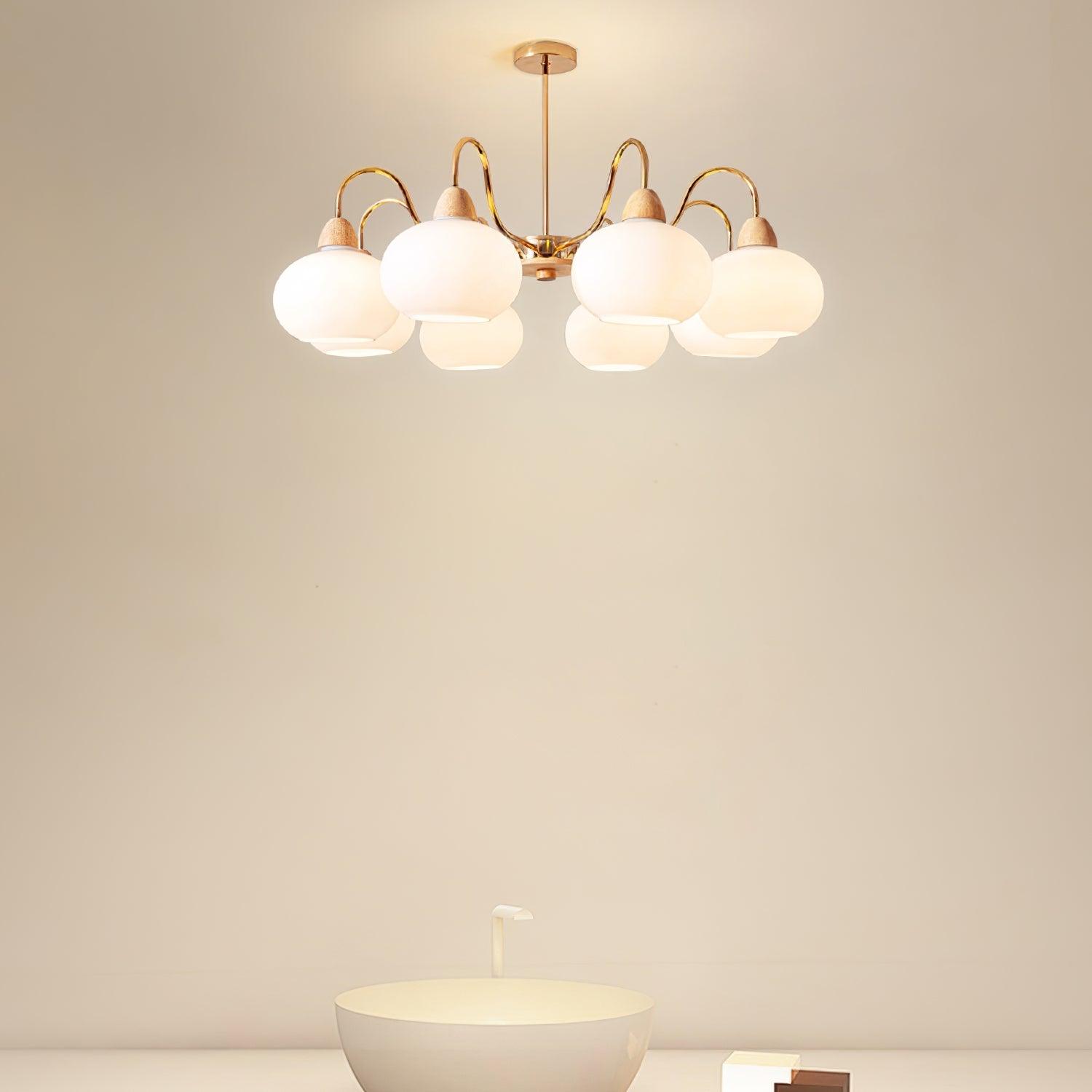 Zevena Glass Chandelier