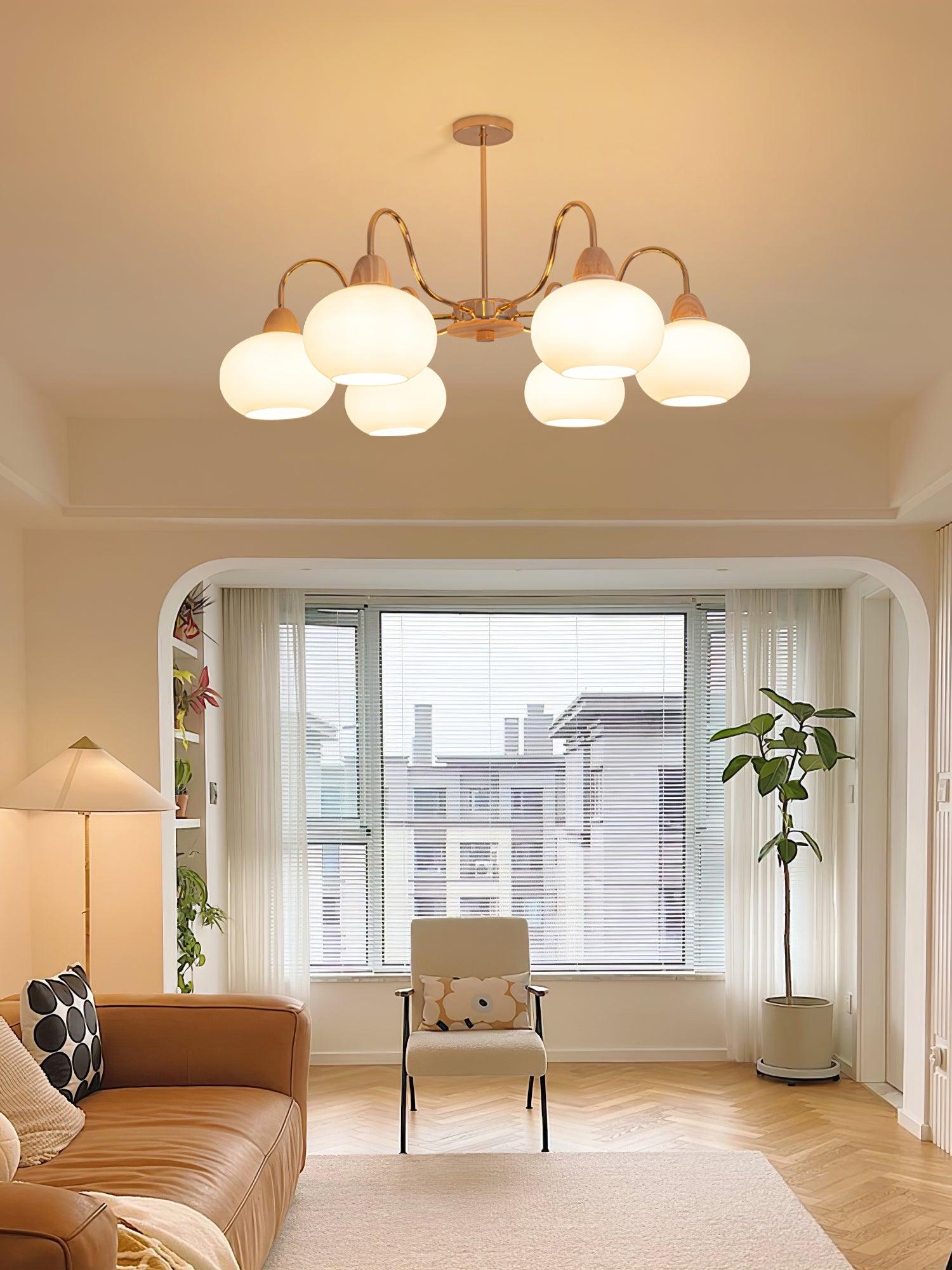 Zevena Glass Chandelier